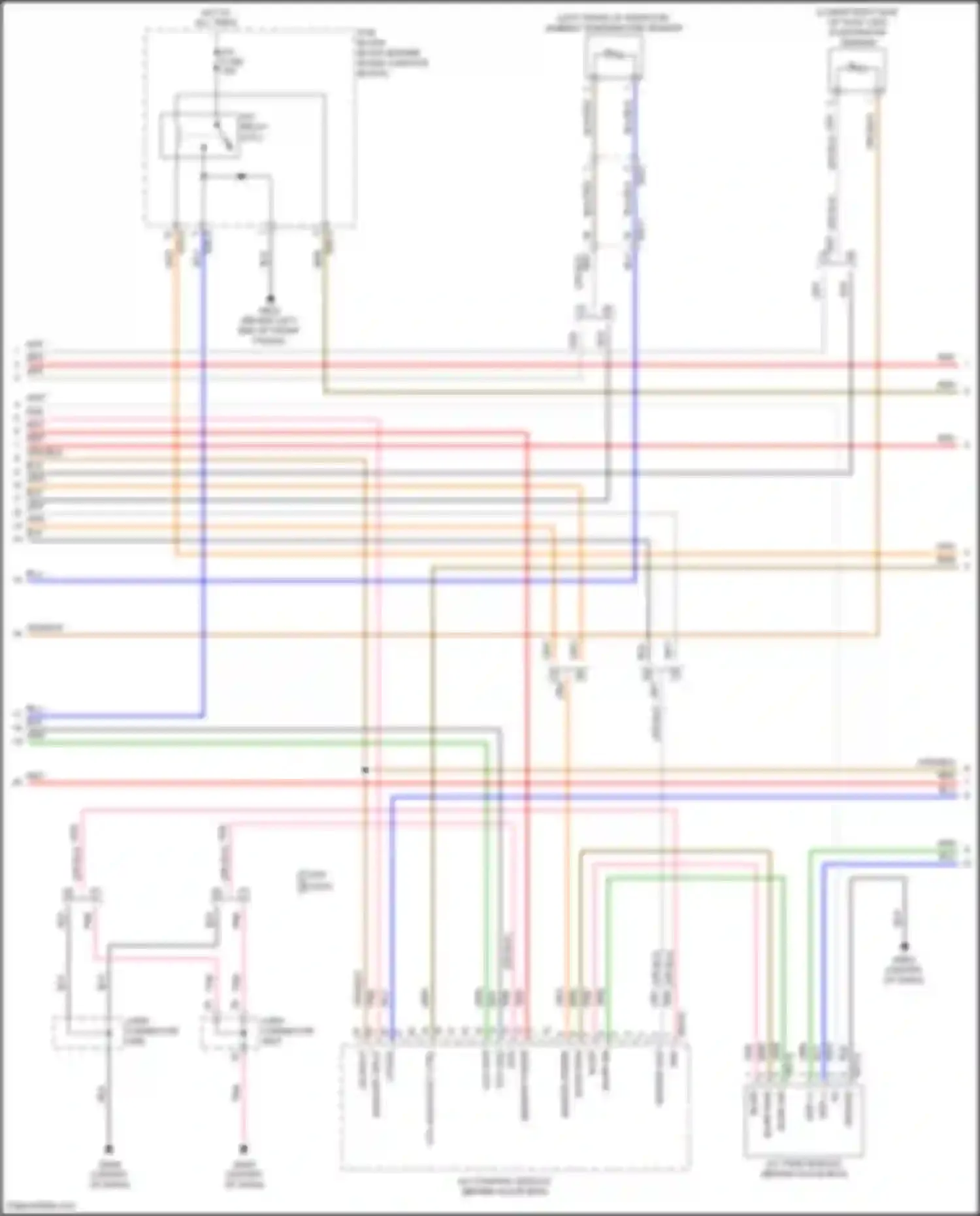 Avante Hyundai VII (2020-2024): Automatic a/c circuit, except hybrid (4 of 6)