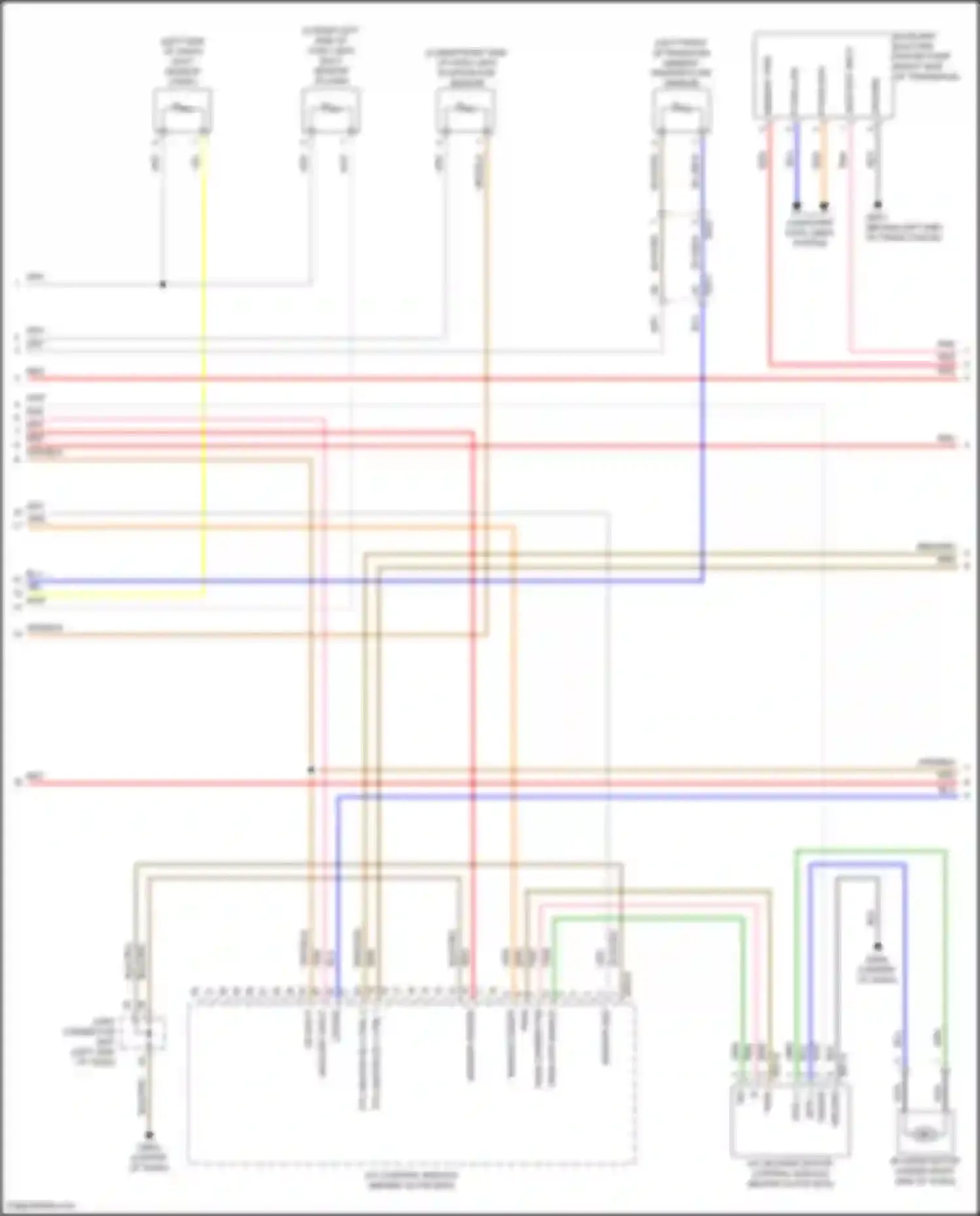 Avante Hyundai VII (2020-2024): Automatic a/c circuit, hybrid (3 of 5)