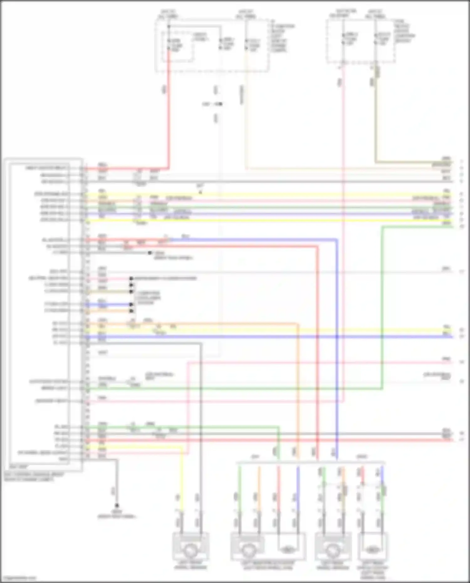 Avante Hyundai VII (2020-2024): Anti-lock brakes circuit, except hybrid w/ esc & epb (1 of 3)