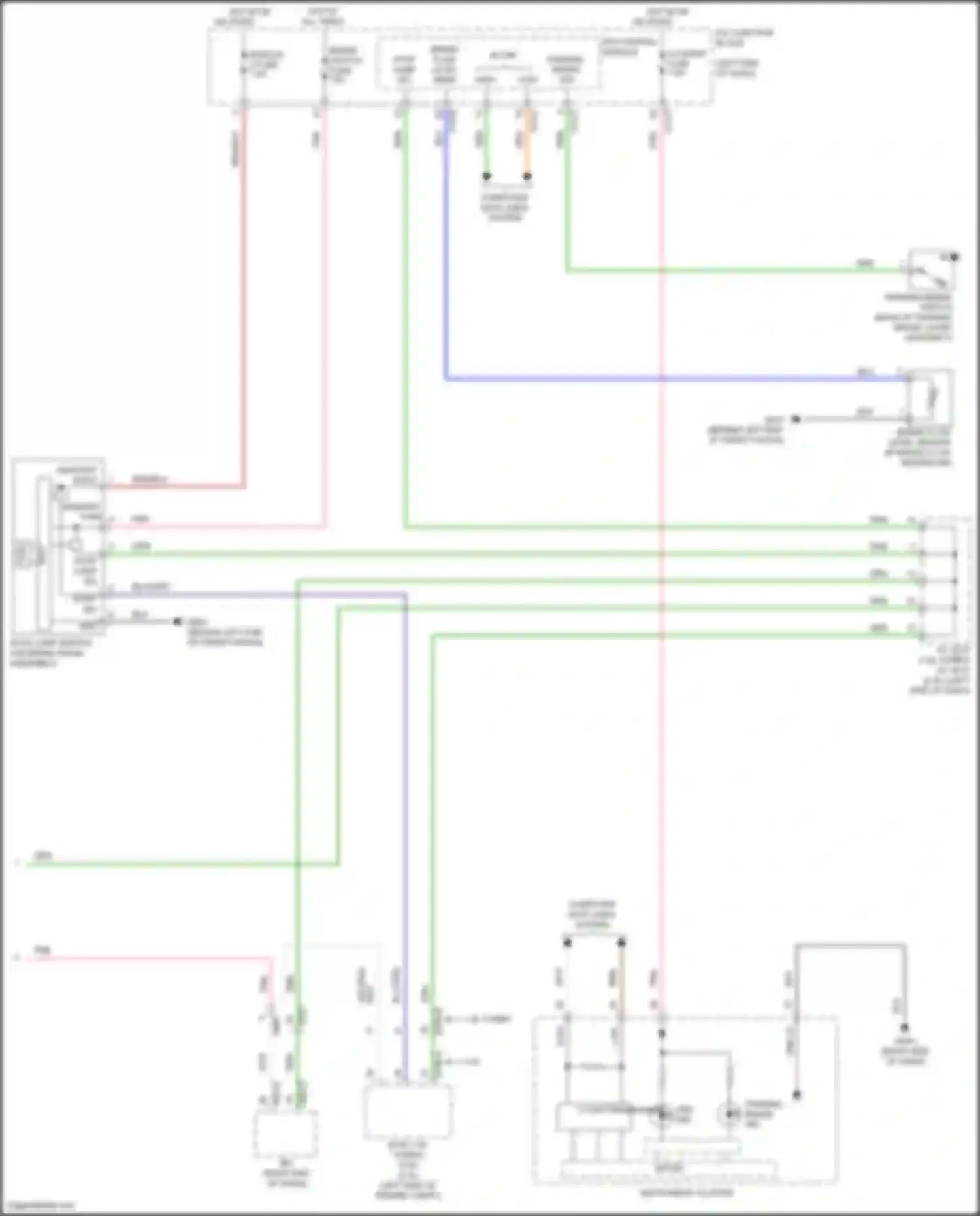 Avante Hyundai VII (2020-2024): Anti-lock brakes circuit, except hybrid w/o esc (2 of 2)