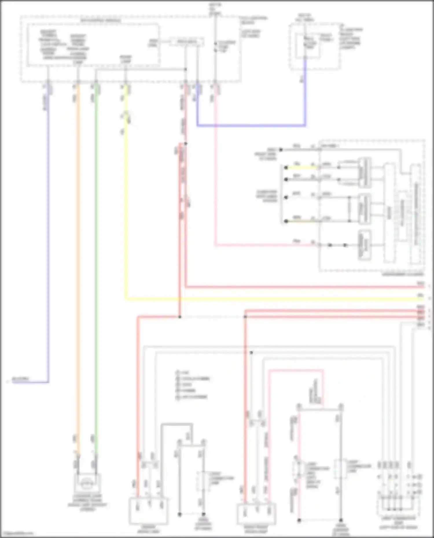 Avante Hyundai VII (2020-2024): Courtesy lamps circuit (2 of 3)