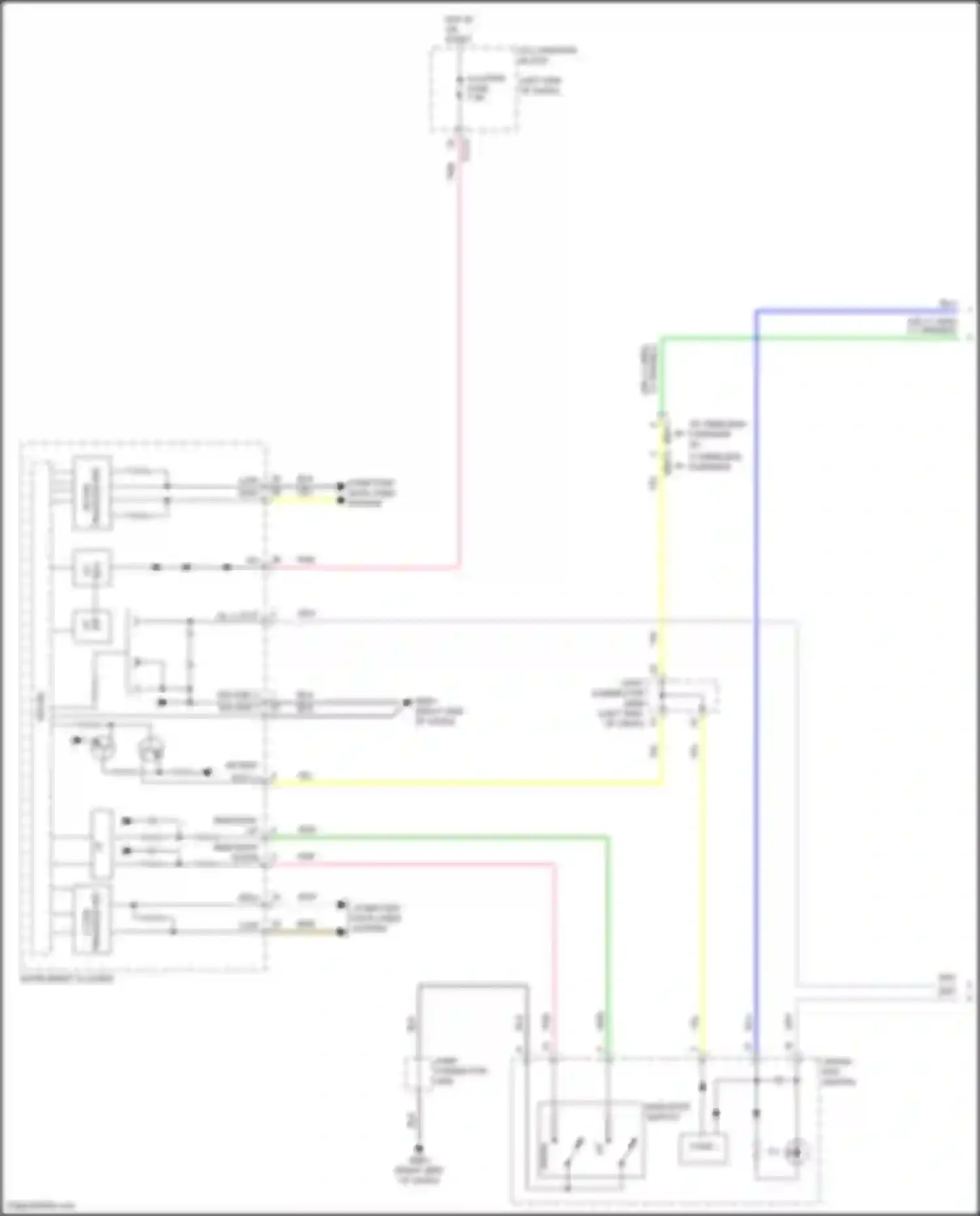Avante Hyundai VII (2020-2024): Instrument illumination circuit, cn7a (1 of 3)