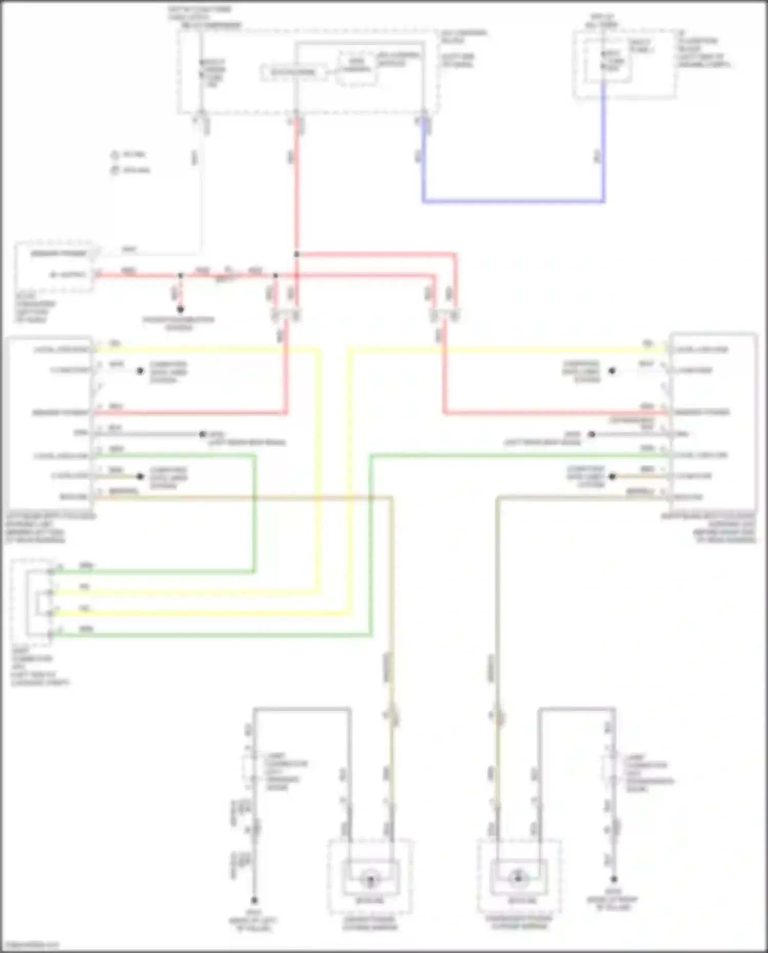 Avante Hyundai VII (2020-2024): Blind spot information system circuit