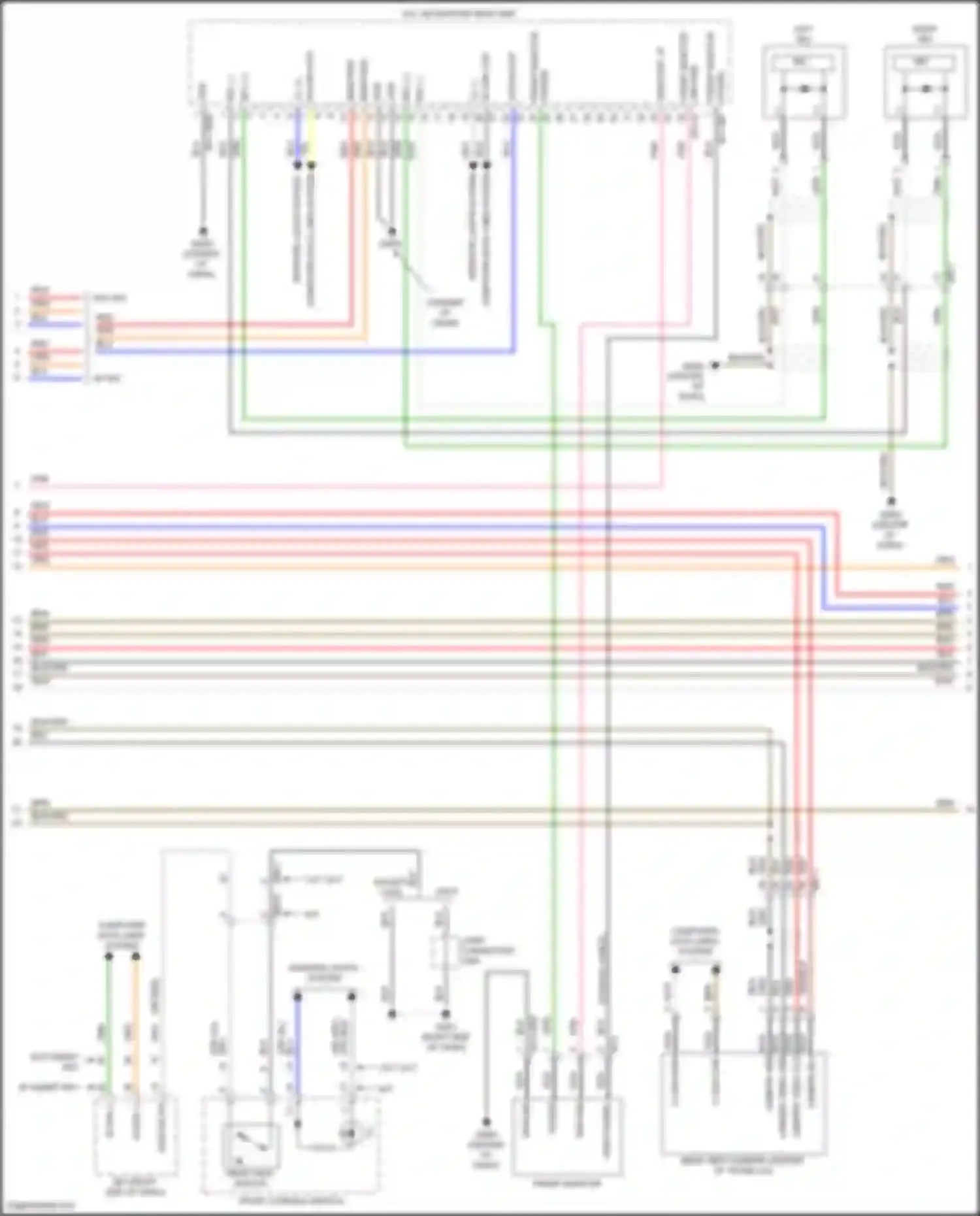 Avante Hyundai VII (2020-2024): Navigation circuit, w/ amplifier (2 of 4)