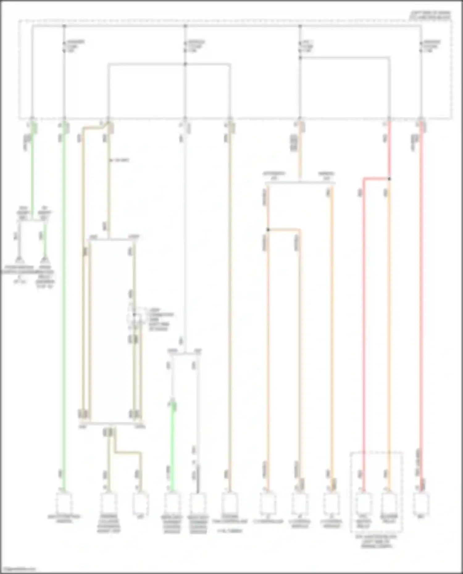Avante Hyundai VII (2020-2024): Power distribution circuit, except hybrid (10 of 12)