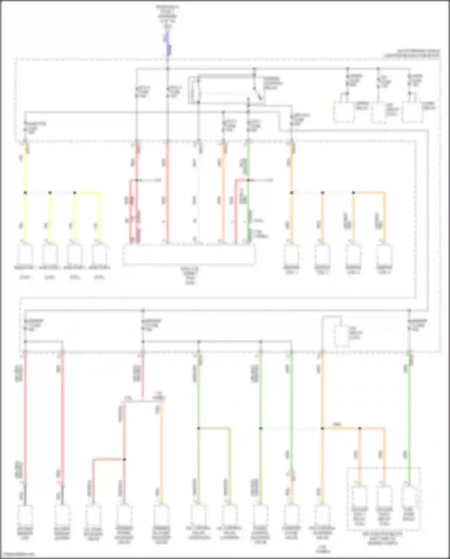 Avante Hyundai VII (2020-2024): Power distribution circuit, except hybrid (12 of 12)