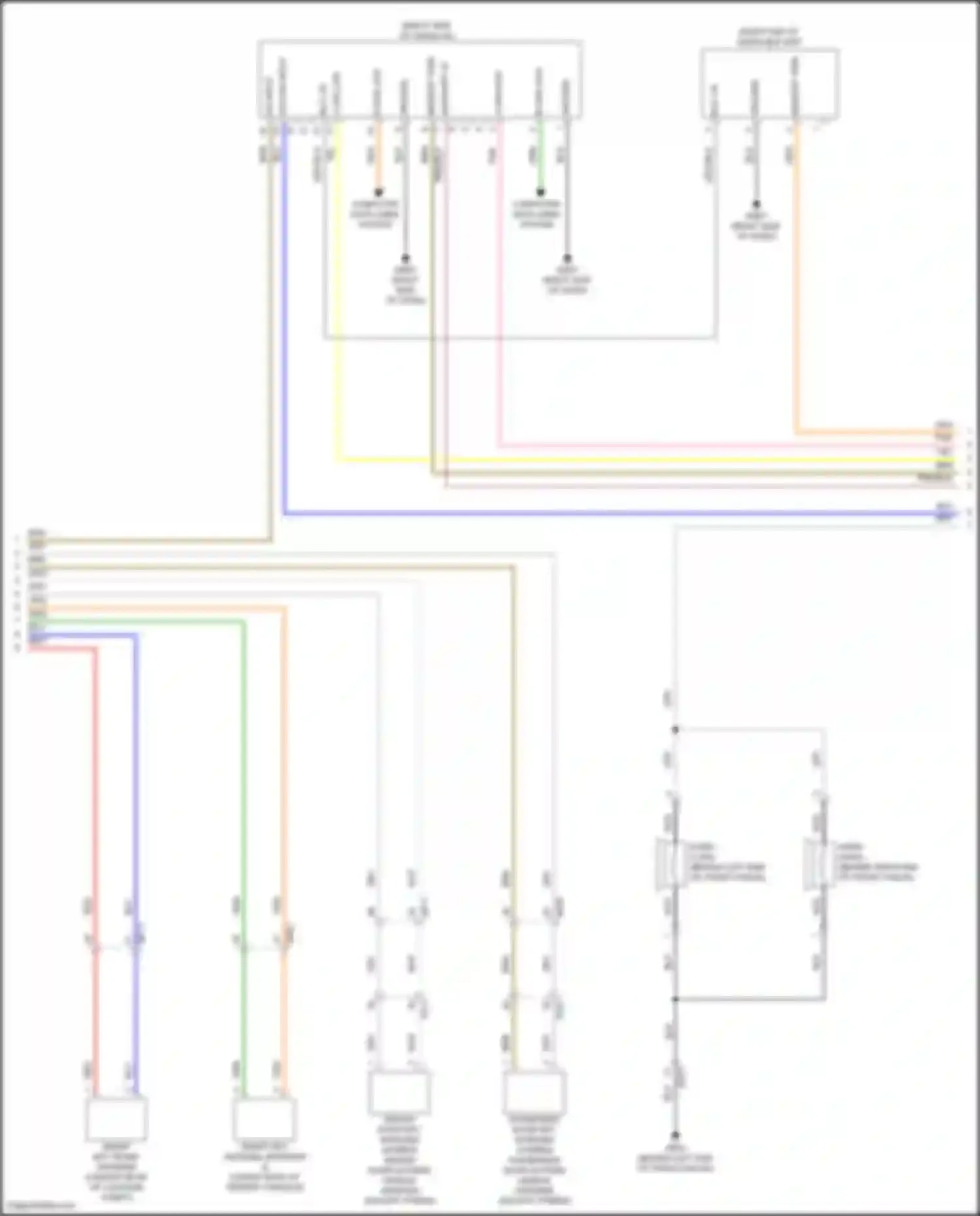Avante Hyundai VII (2020-2024): Power door locks circuit, w/ nfc (2 of 5)