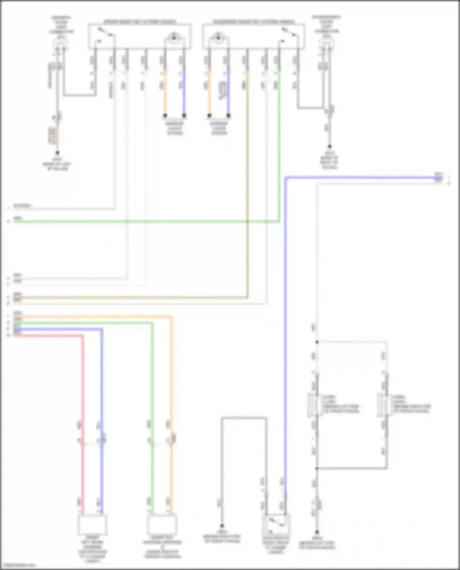 Avante Hyundai VII (2020-2024): Power door locks circuit, w/o nfc (2 of 4)