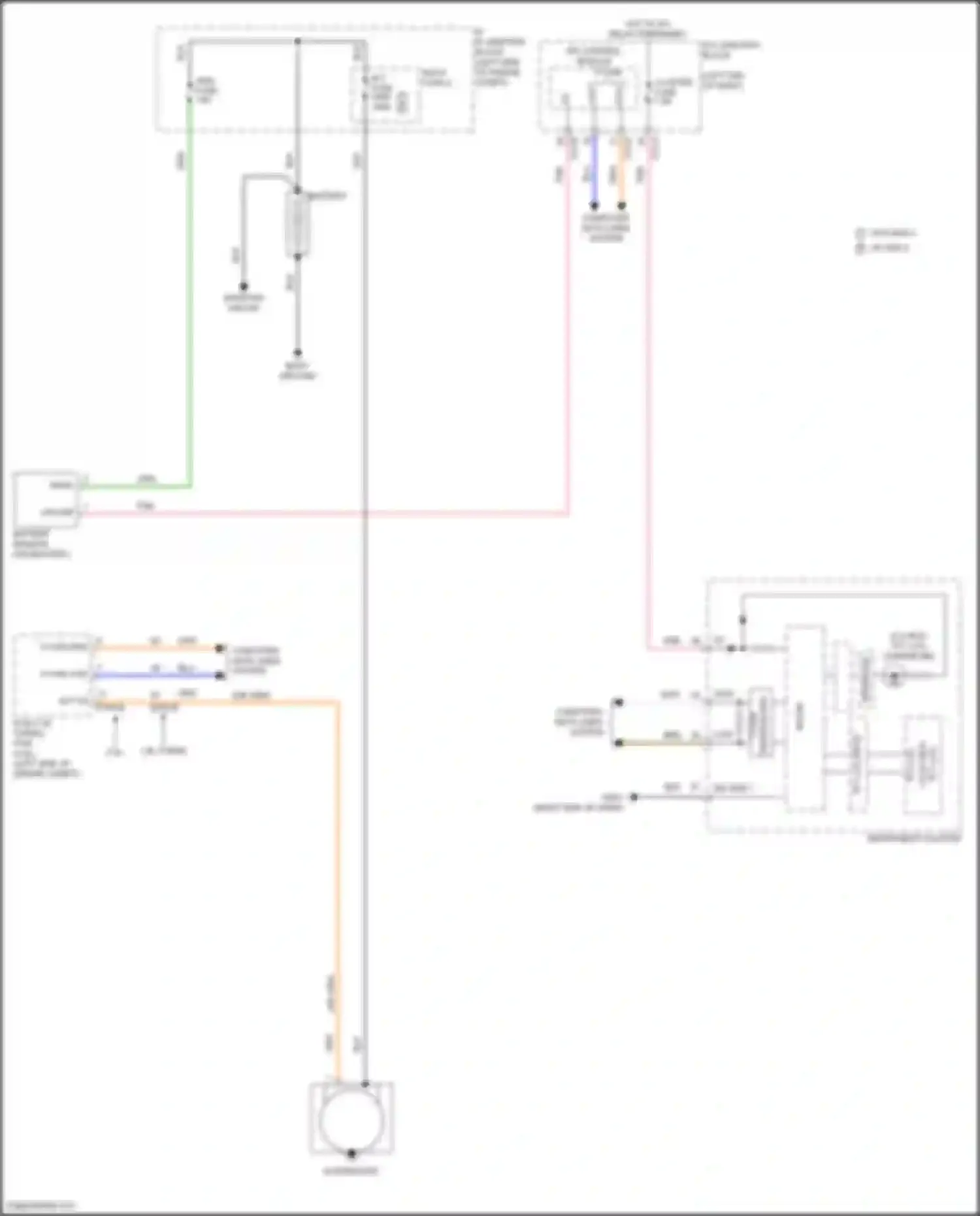 Avante Hyundai VII (2020-2024): Charging circuit