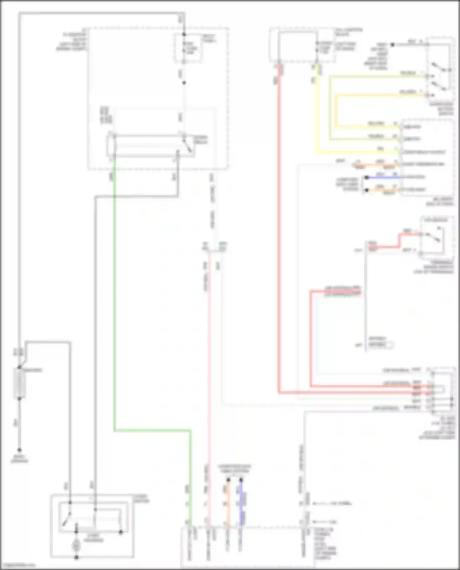 Avante Hyundai VII (2020-2024): Starting circuit, cn7 w/ smart key