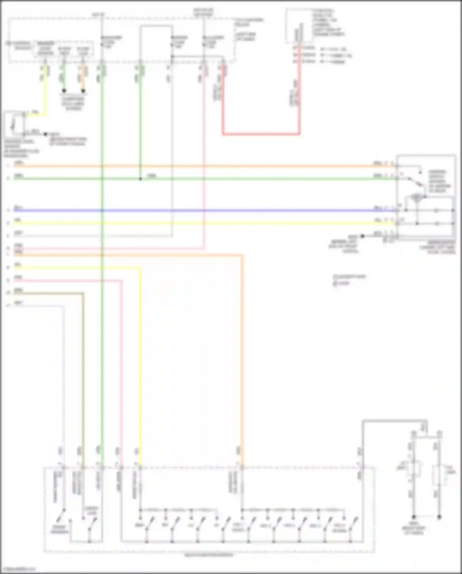 Avante Hyundai VII (2020-2024): Wiper/washer circuit (2 of 2)