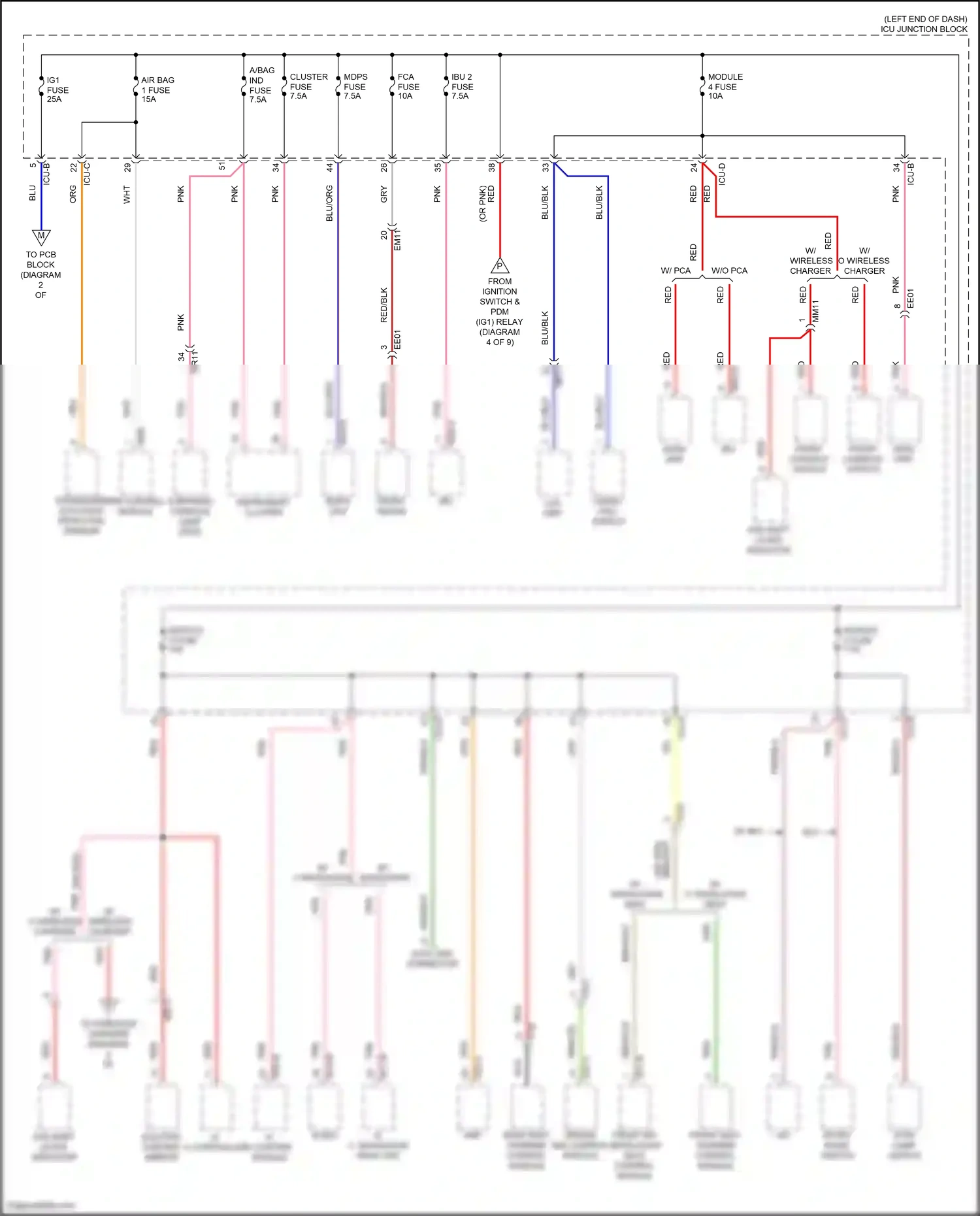 Wiring diagram a/c controller for Hyundai Avante VII (2020-2024) (15 of 18)