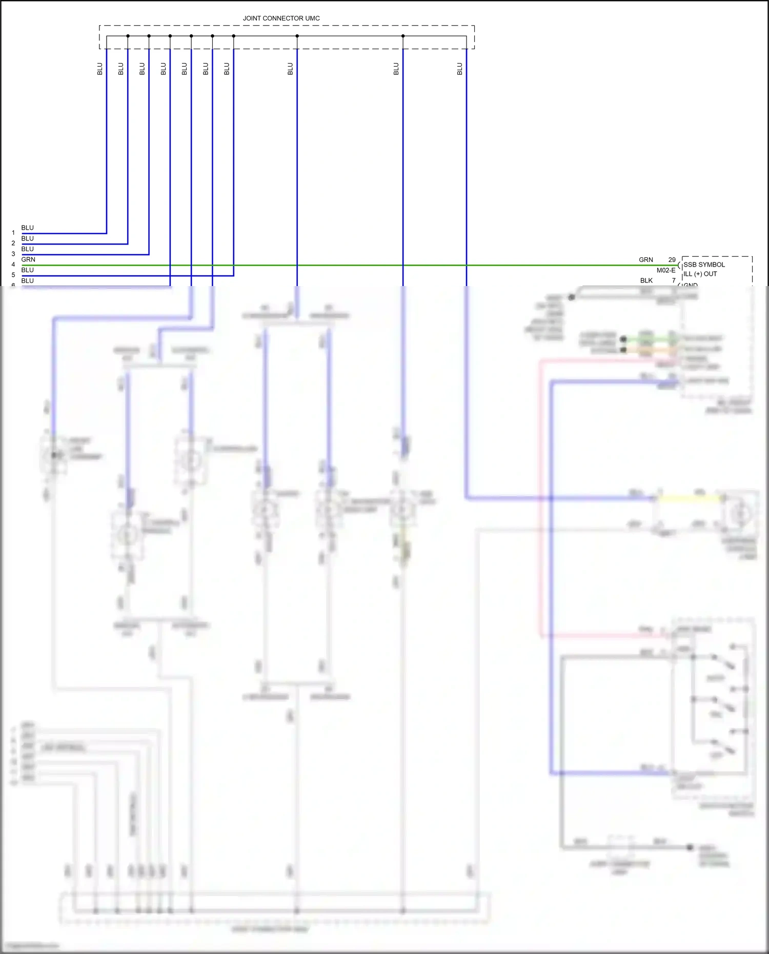 Wiring diagram a/c controller for Hyundai Avante VII (2020-2024) (5 of 18)