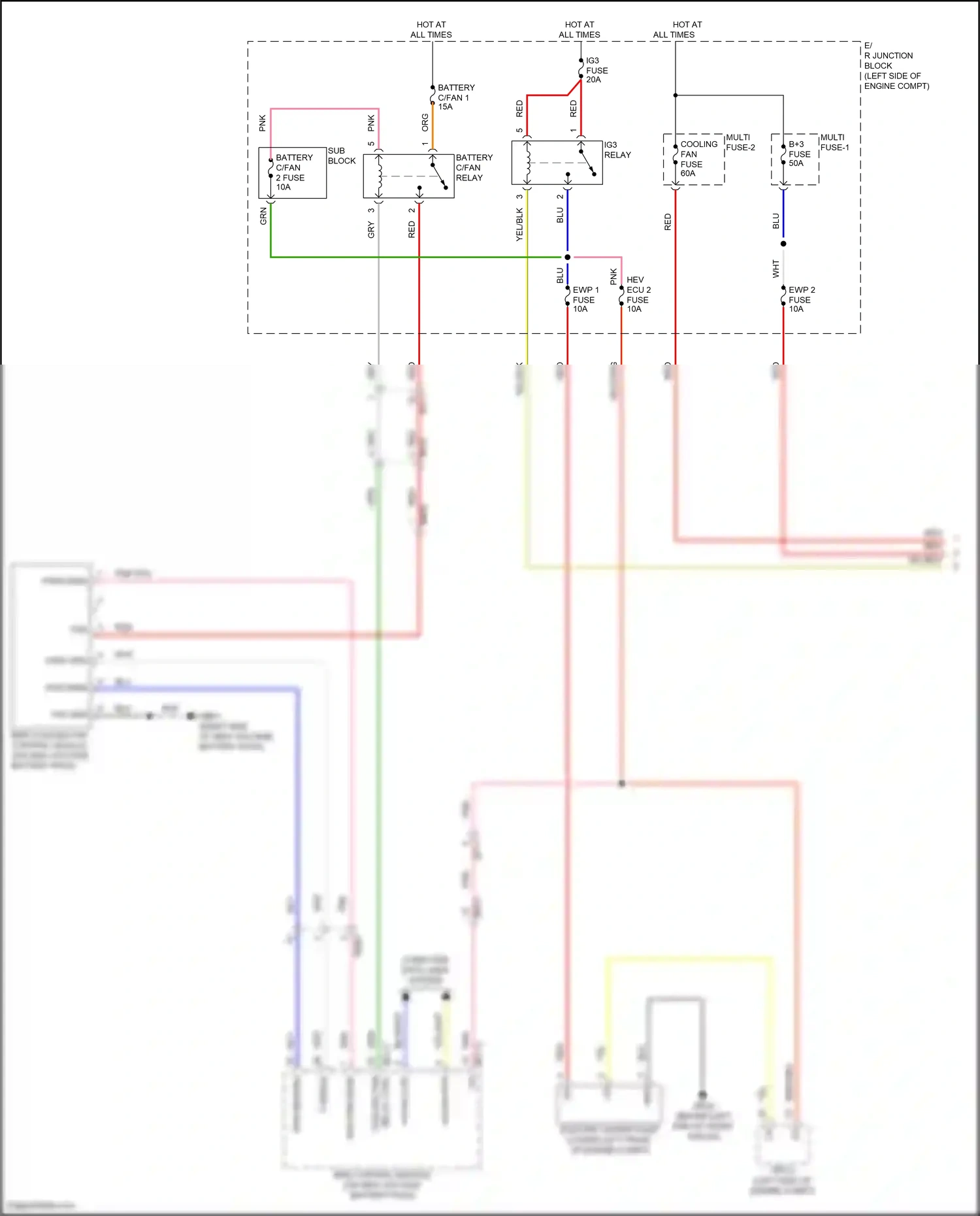 Wiring diagram bms control module for Hyundai Avante VII (2020-2024) (2 of 9)