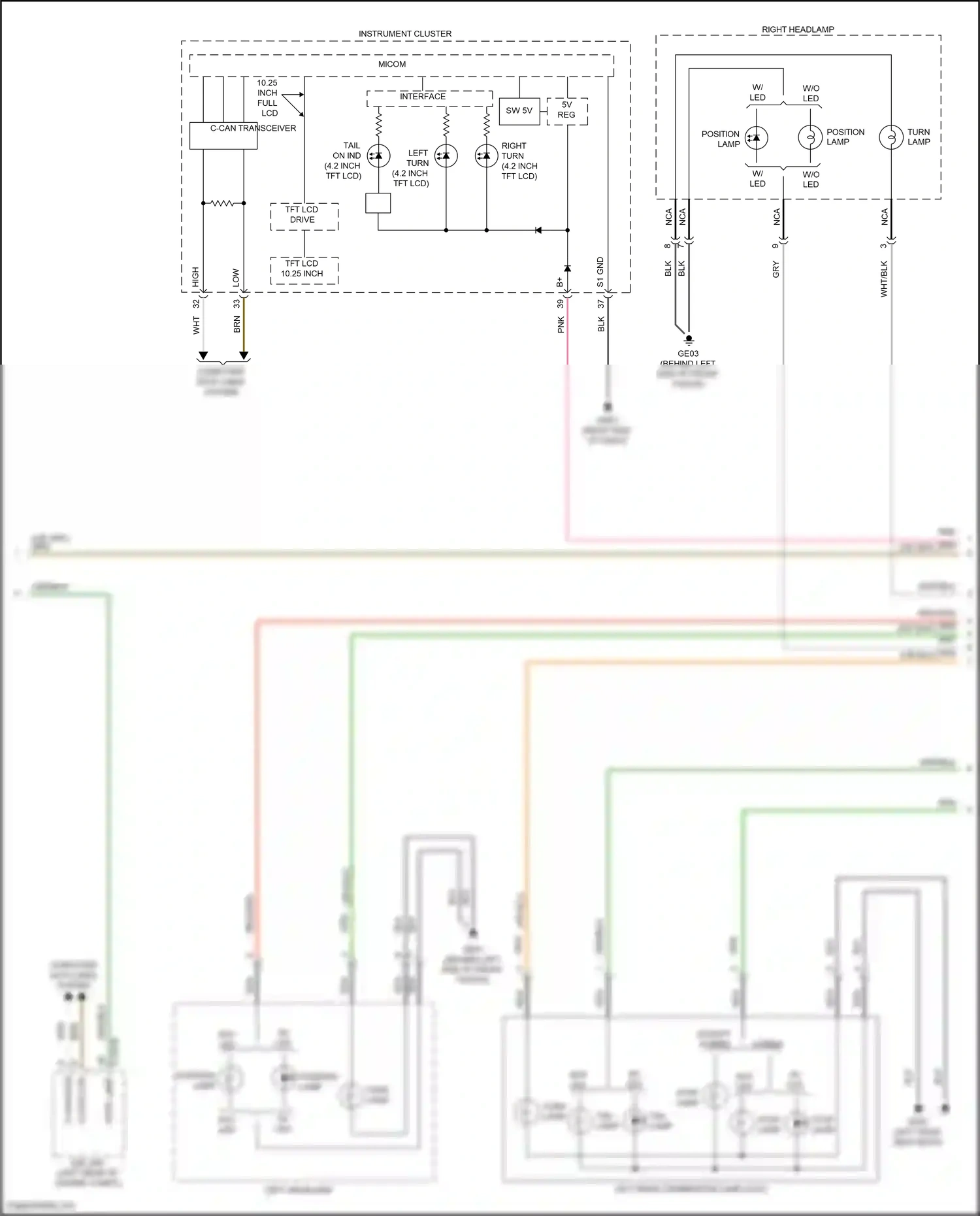 Wiring diagram computer data lines system for Hyundai Avante VII (2020-2024) (3 of 146)