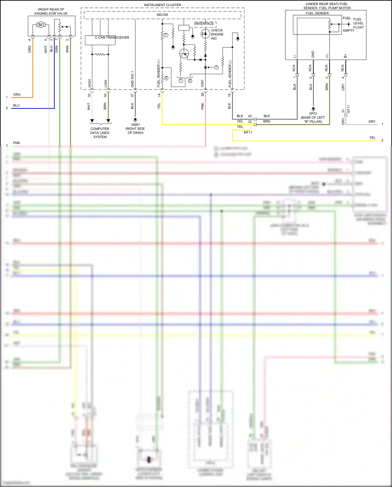 Wiring diagram computer data lines system for Hyundai Avante VII (2020-2024) (127 of 146)