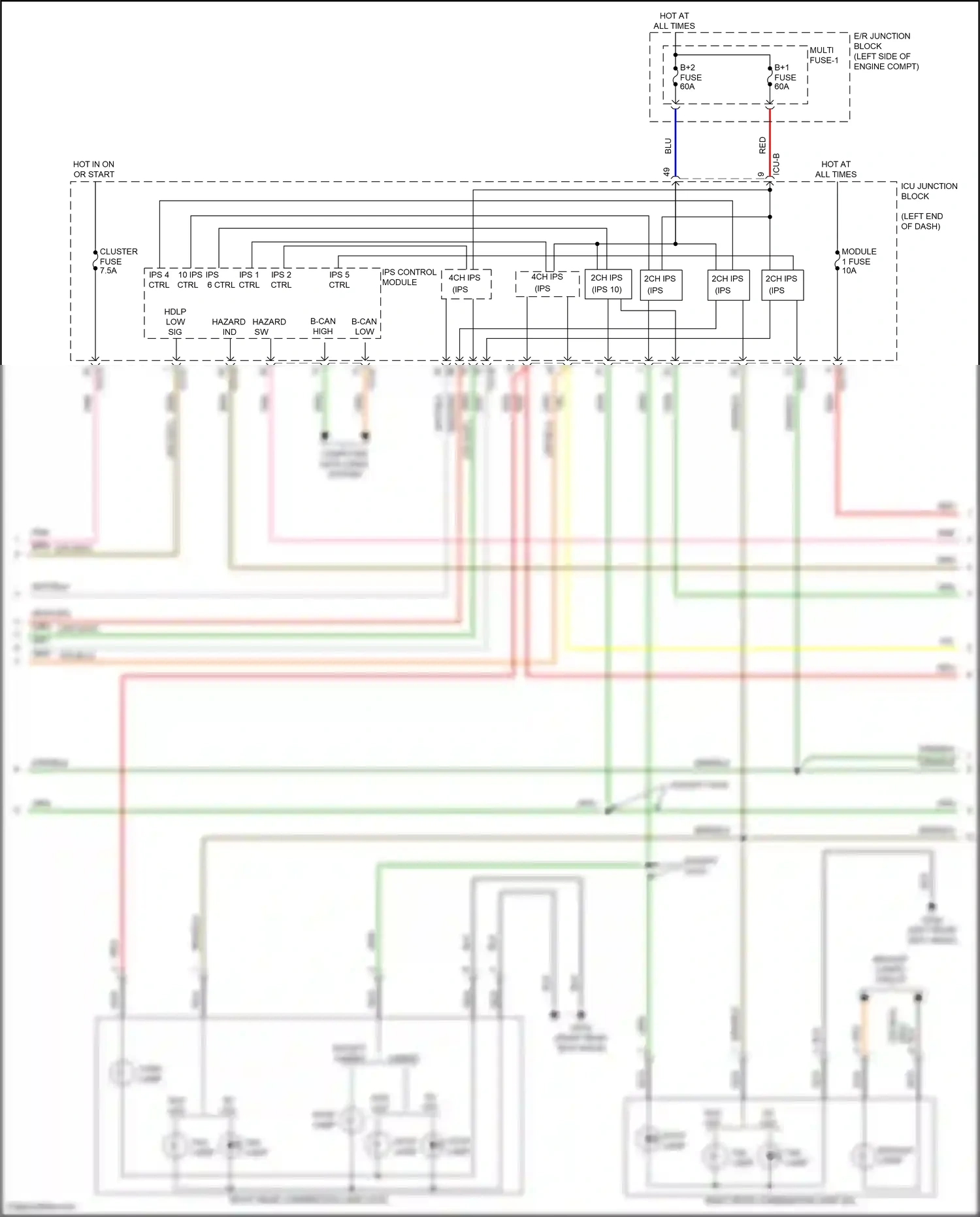 Wiring diagram computer data lines system for Hyundai Avante VII (2020-2024) (4 of 146)