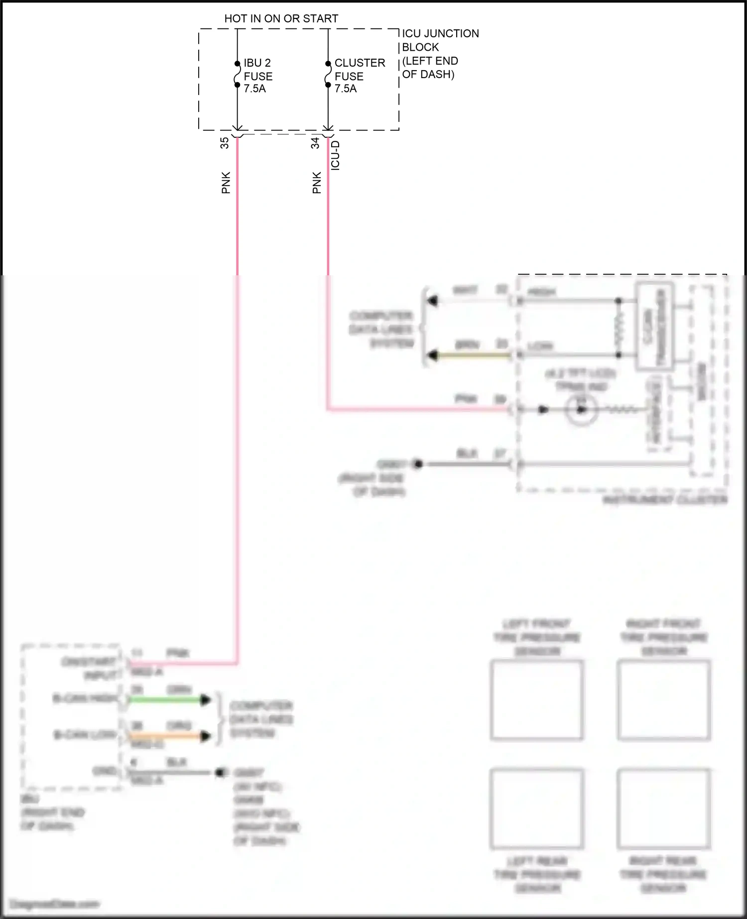 Wiring diagram computer data lines system for Hyundai Avante VII (2020-2024) (80 of 146)