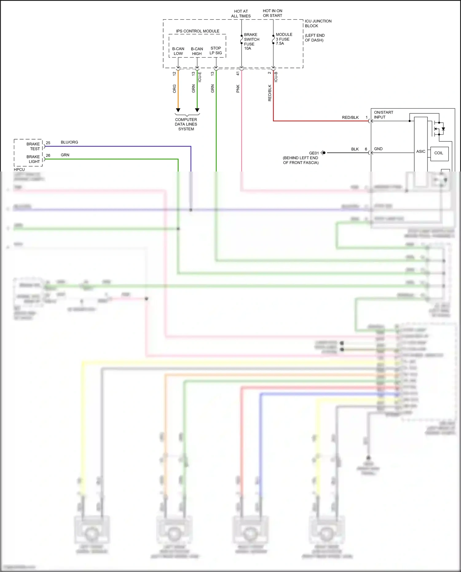 Wiring diagram computer data lines system for Hyundai Avante VII (2020-2024) (115 of 146)