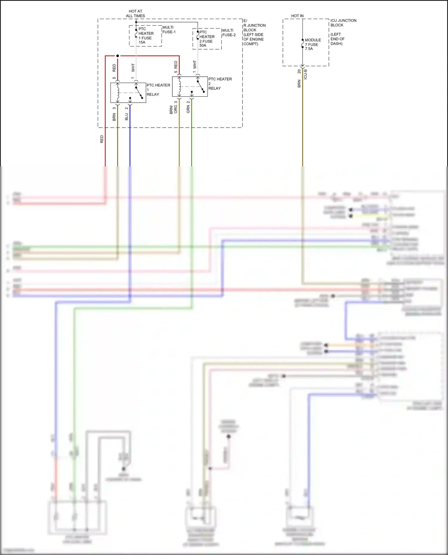 Wiring diagram engine controls system for Hyundai Avante VII (2020-2024) (2 of 4)