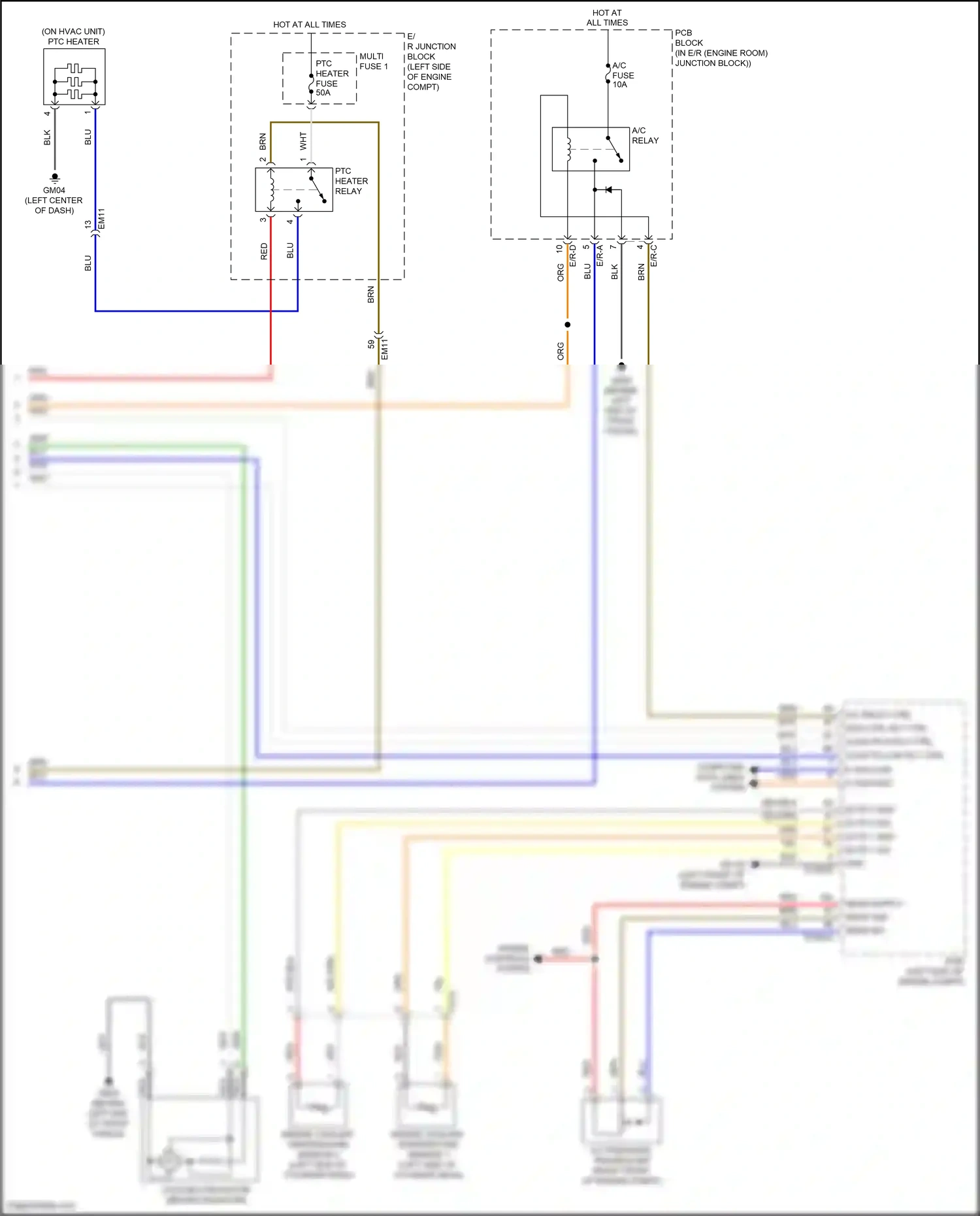 Wiring diagram engine controls system for Hyundai Avante VII (2020-2024) (4 of 4)