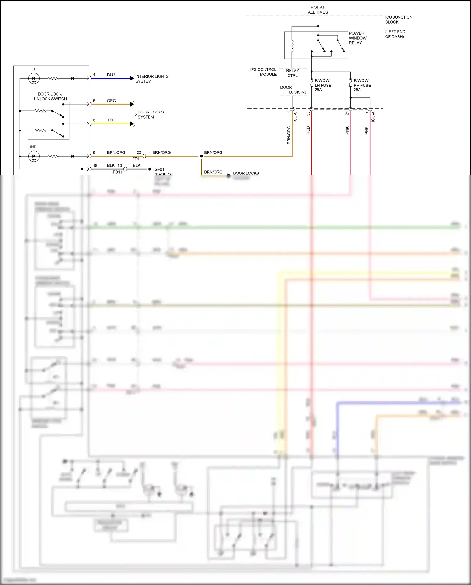 Wiring diagram ips control module for Hyundai Avante VII (2020-2024) (6 of 66)