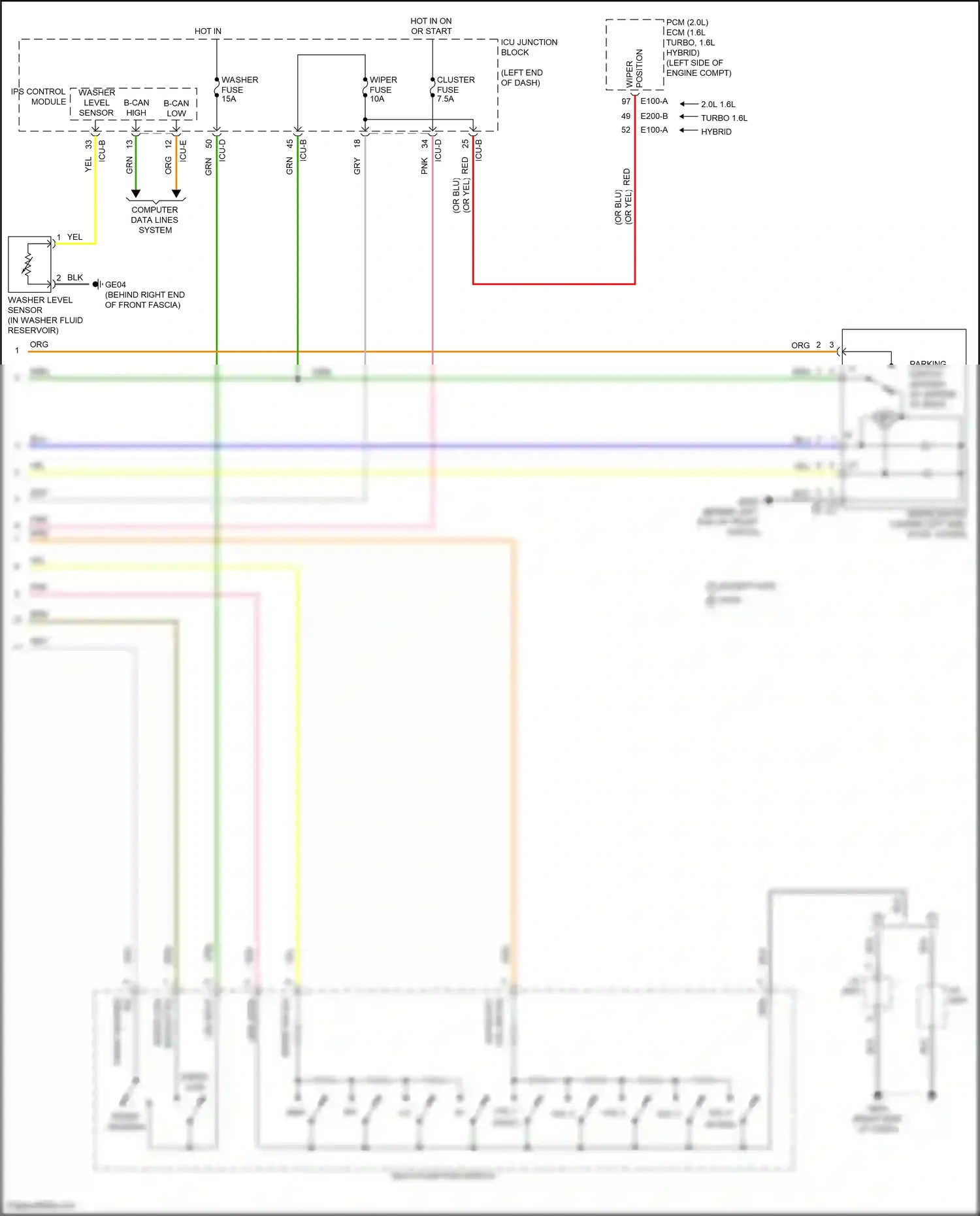 Wiring diagram ips control module for Hyundai Avante VII (2020-2024) (10 of 66)