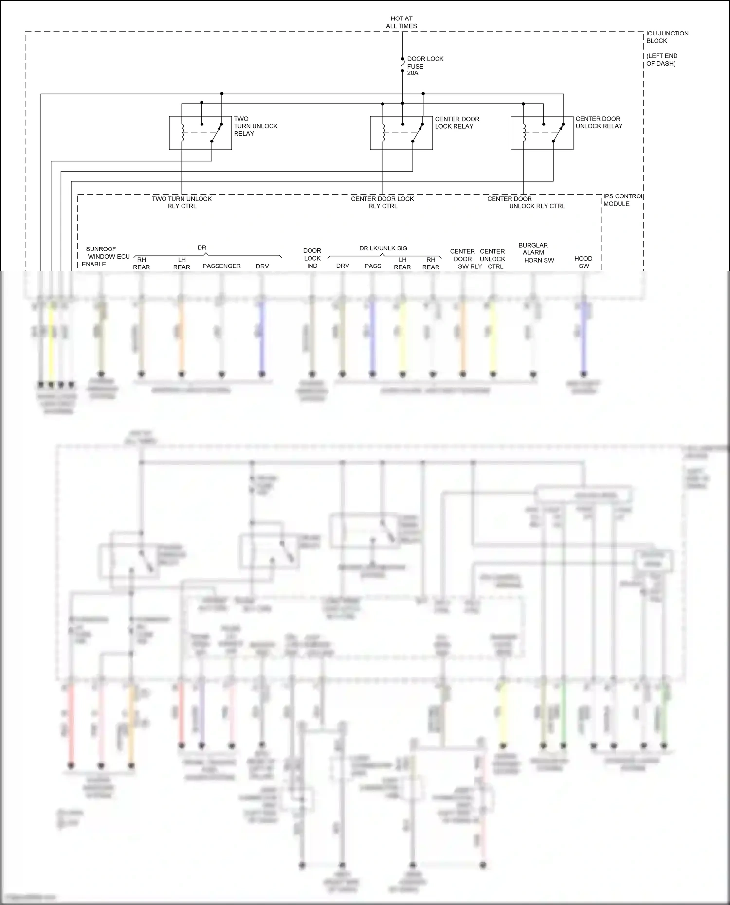 Wiring diagram ips control module for Hyundai Avante VII (2020-2024) (52 of 66)
