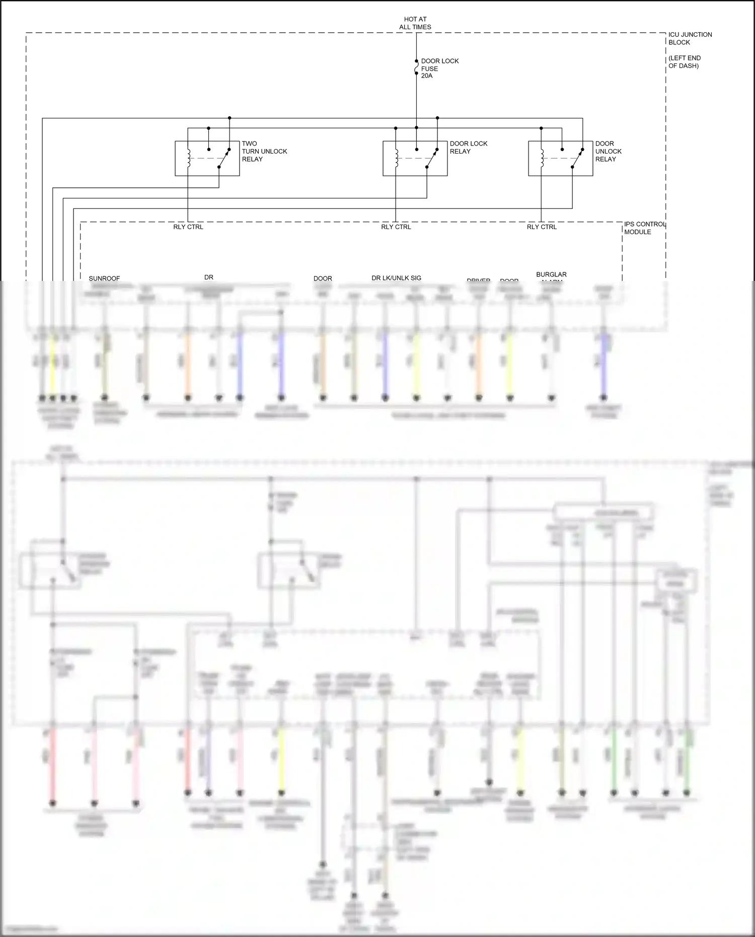 Wiring diagram ips control module for Hyundai Avante VII (2020-2024) (54 of 66)