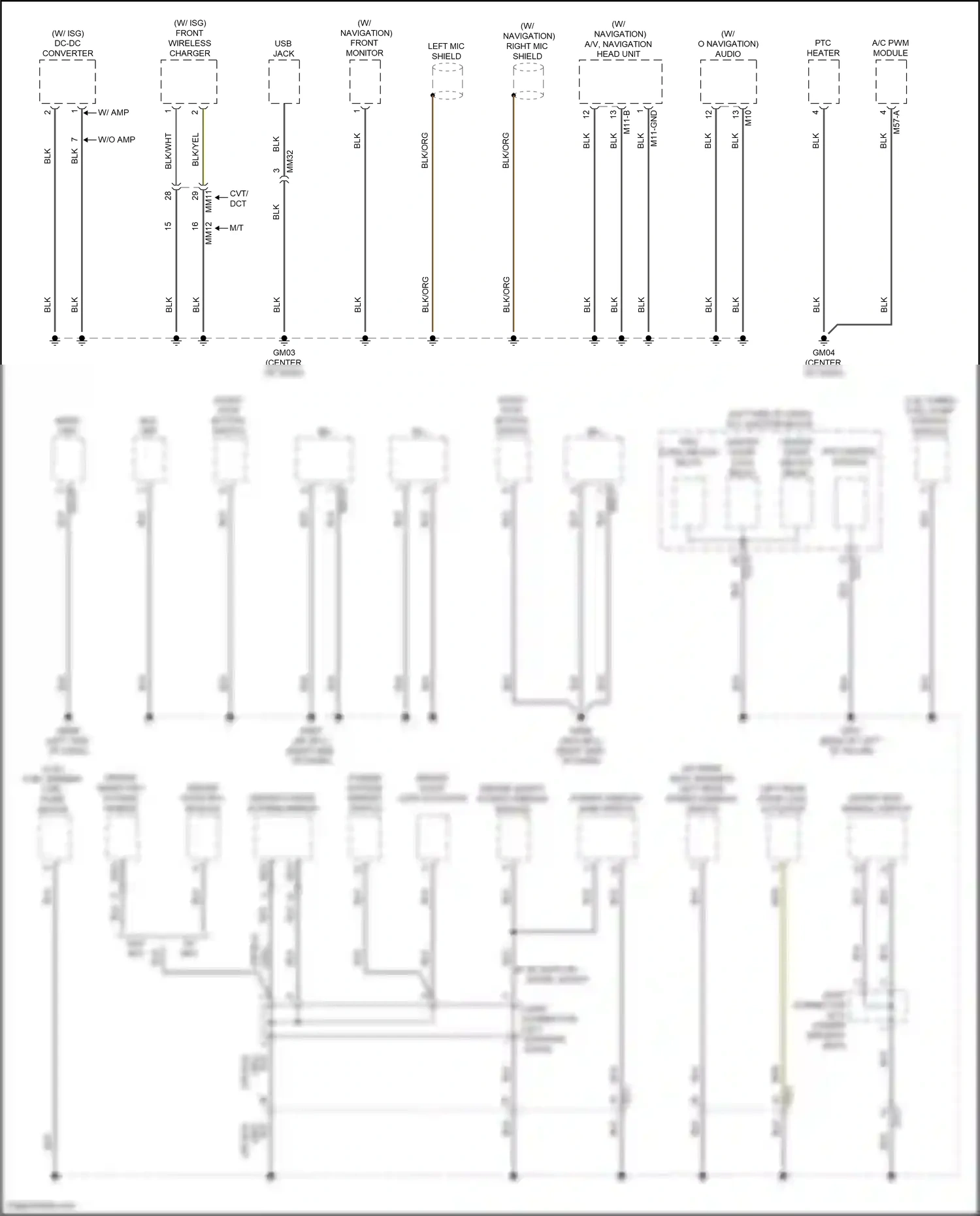Wiring diagram ips control module for Hyundai Avante VII (2020-2024) (33 of 66)