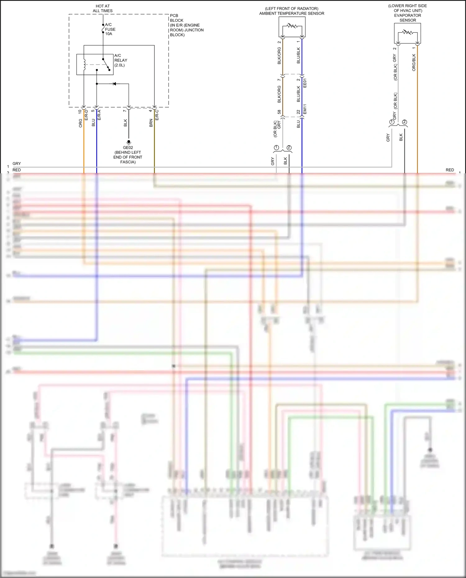 Wiring diagram on/start input for Hyundai Avante VII (2020-2024) (32 of 42)