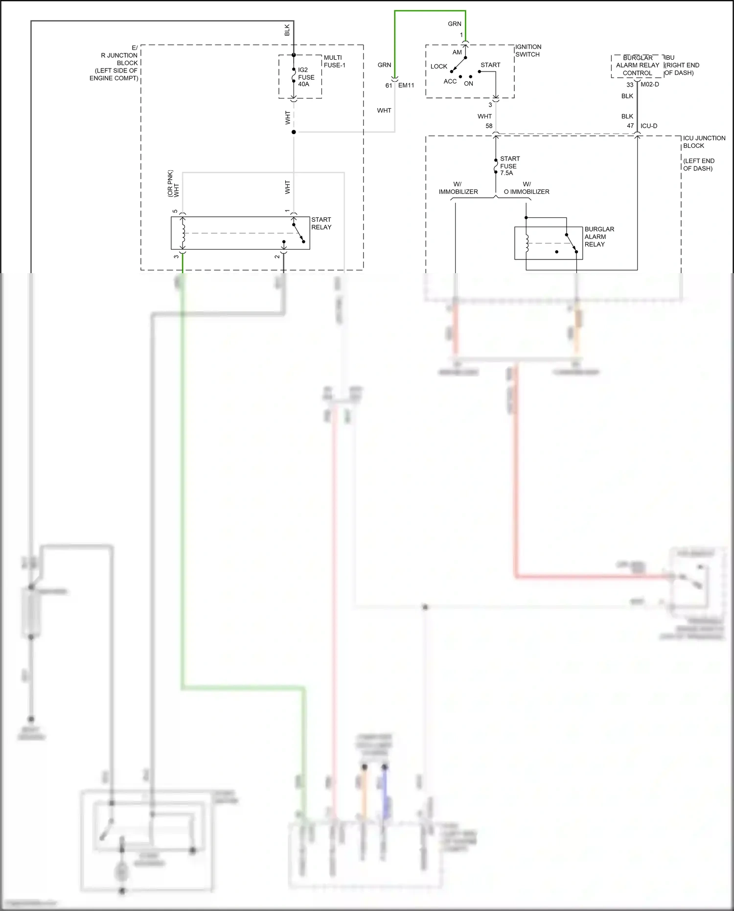 Wiring diagram transaxle range switch for Hyundai Avante VII (2020-2024) (5 of 9)