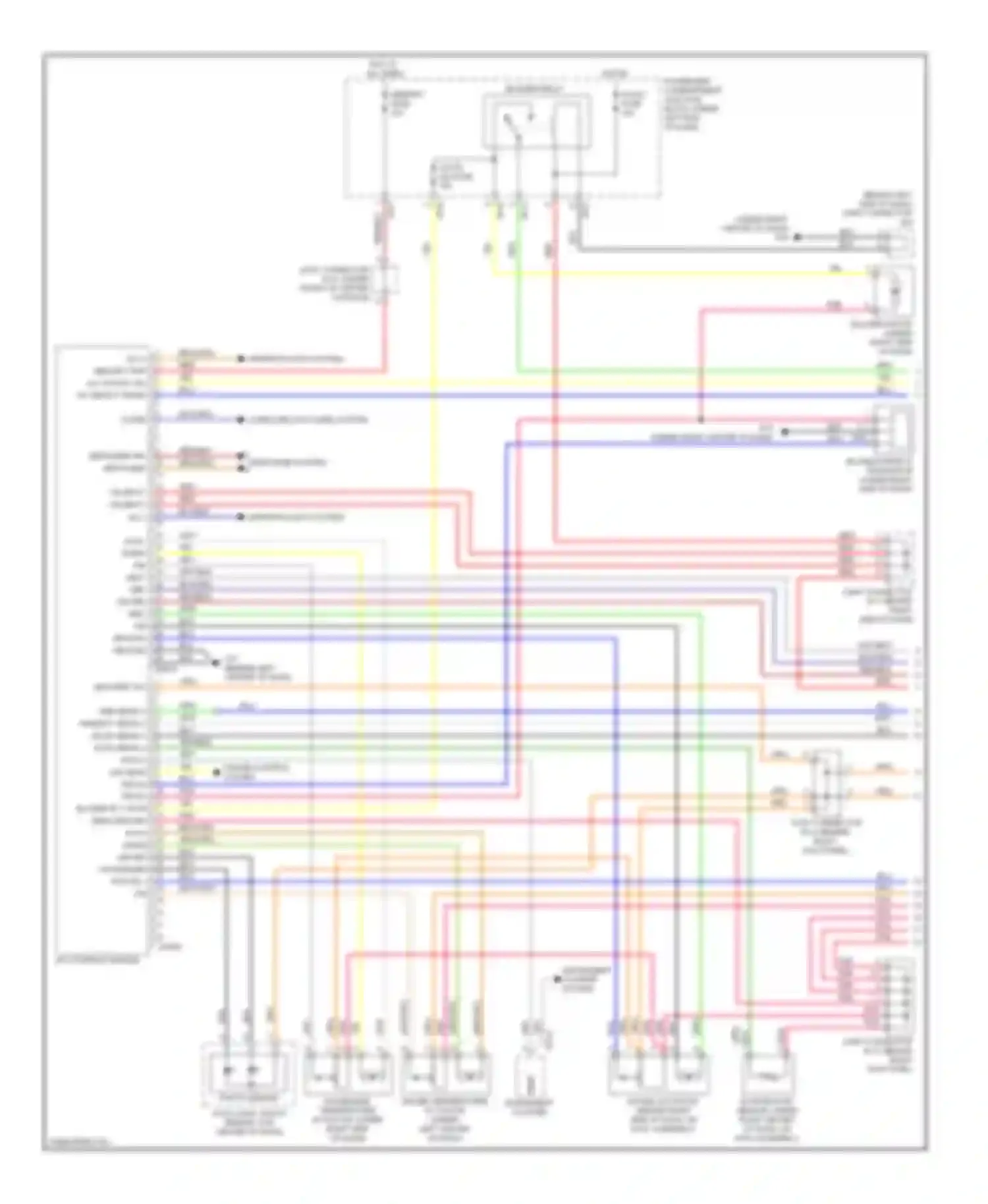 Azera Hyundai I (2005-2011): Automatic a/c circuit (1 of 2)