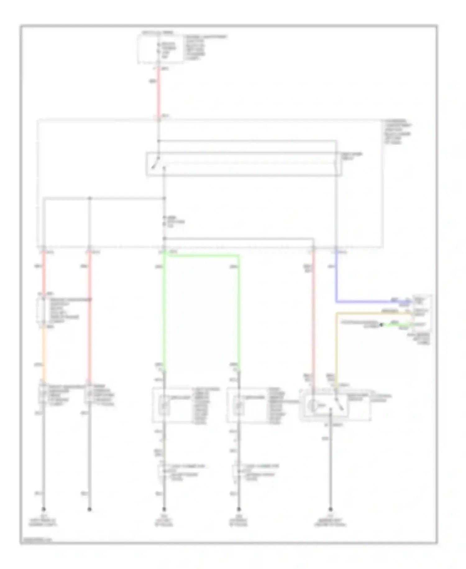 Azera Hyundai I (2005-2011): Defoggers circuit