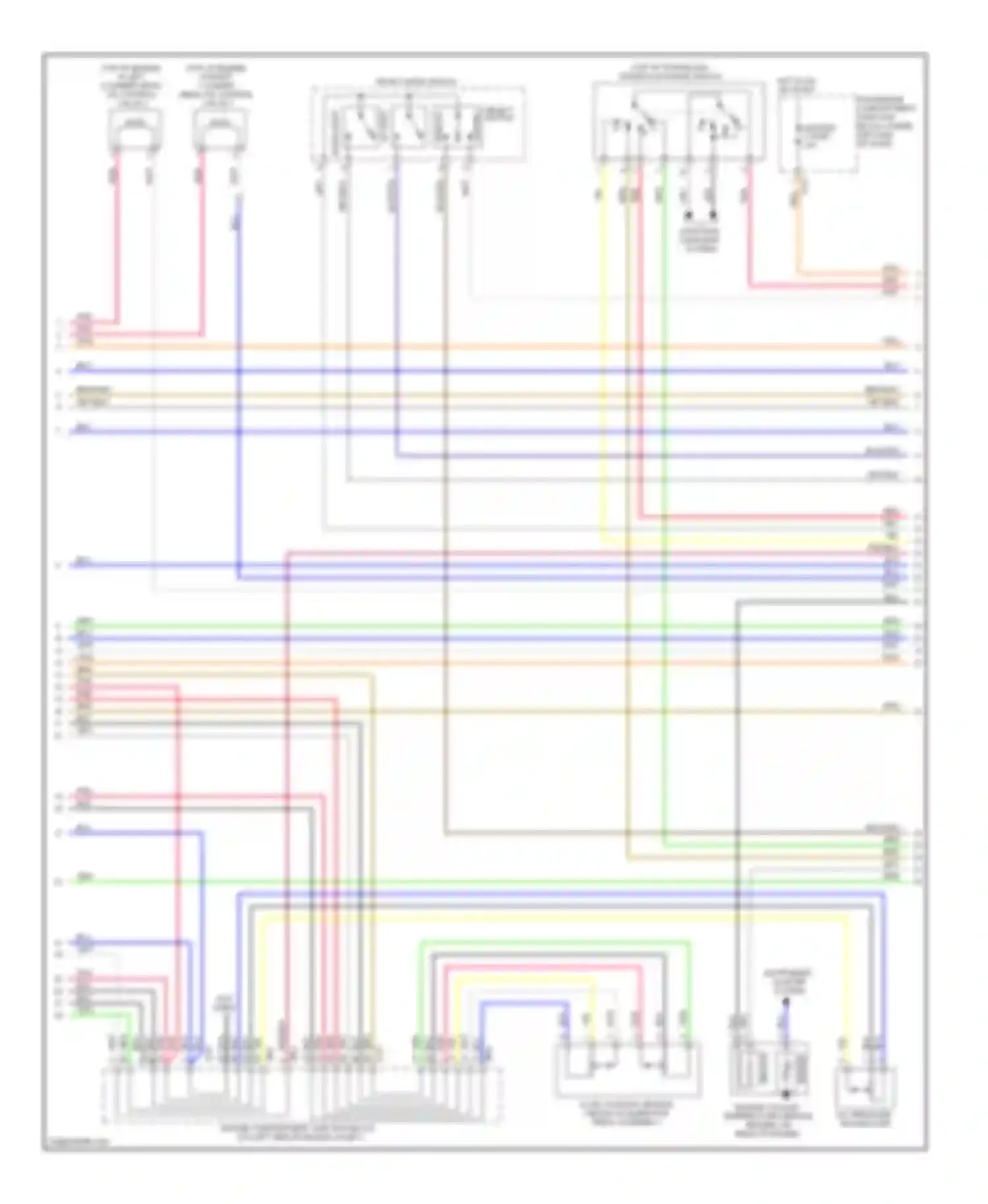 Azera Hyundai I (2005-2011): Wiring diagram engine performance 3.8l (2 of 5)