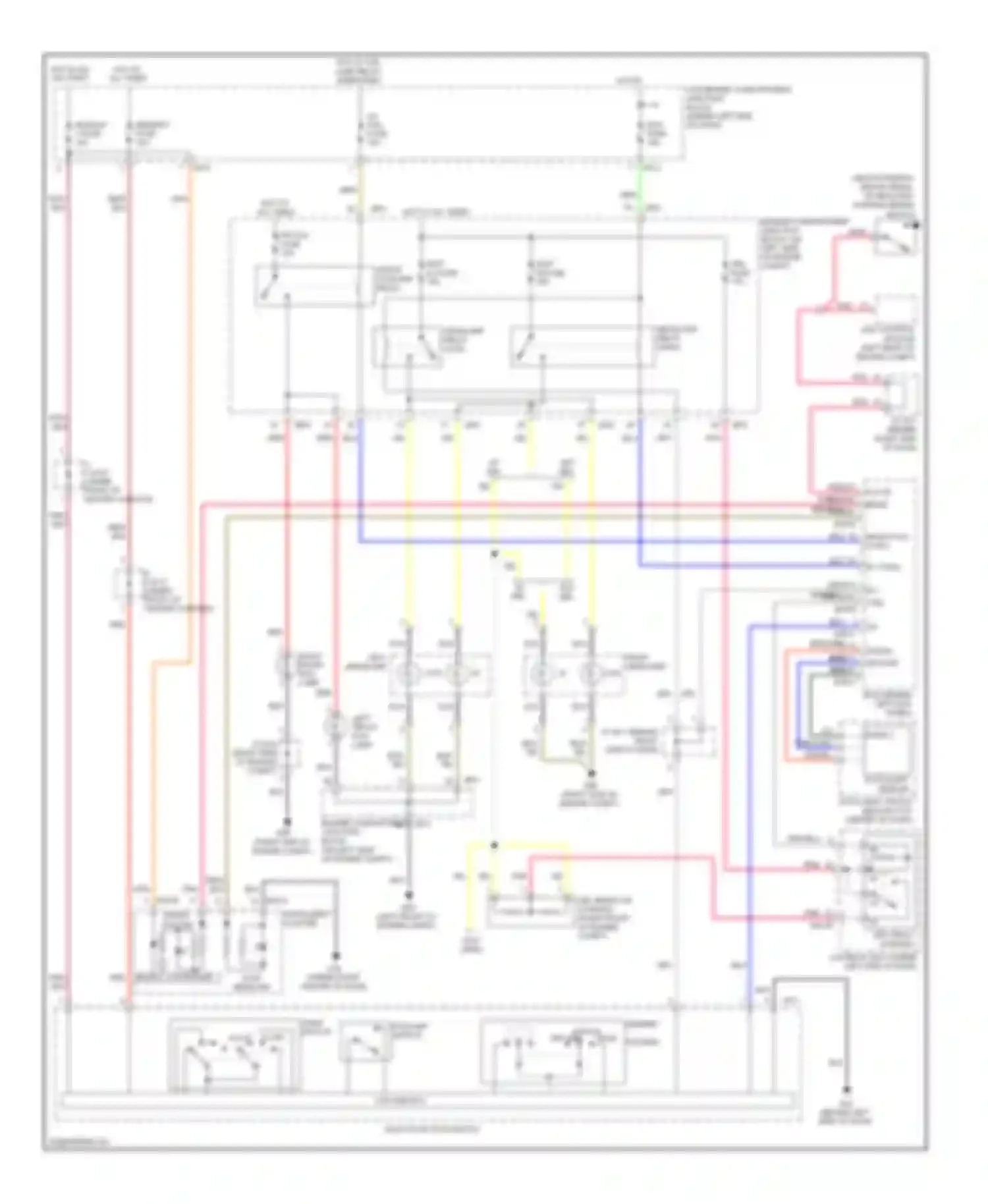 Azera Hyundai I (2005-2011): Headlights circuit