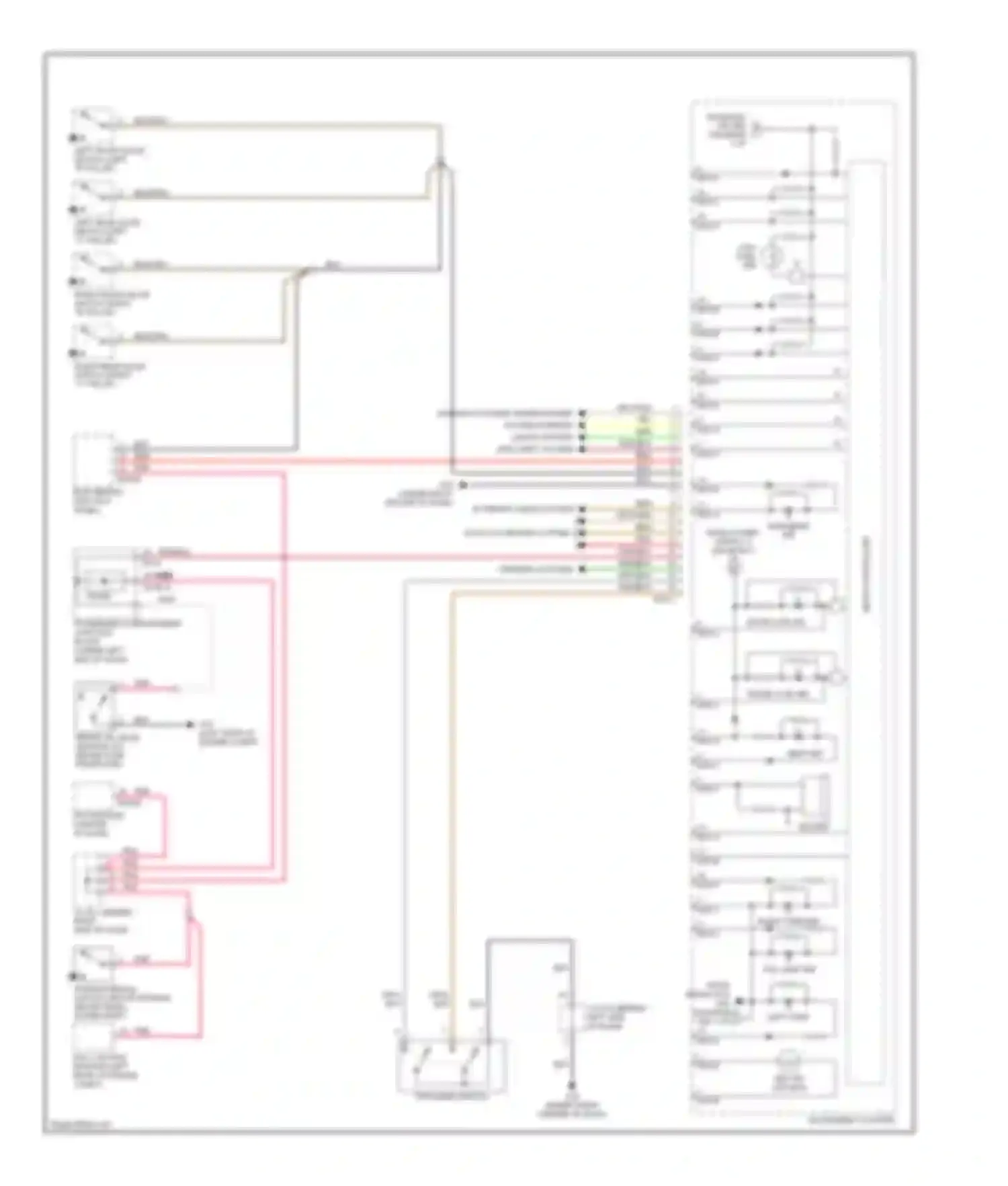Azera Hyundai I (2005-2011): Instrument cluster circuit, with super vision (2 of 2)