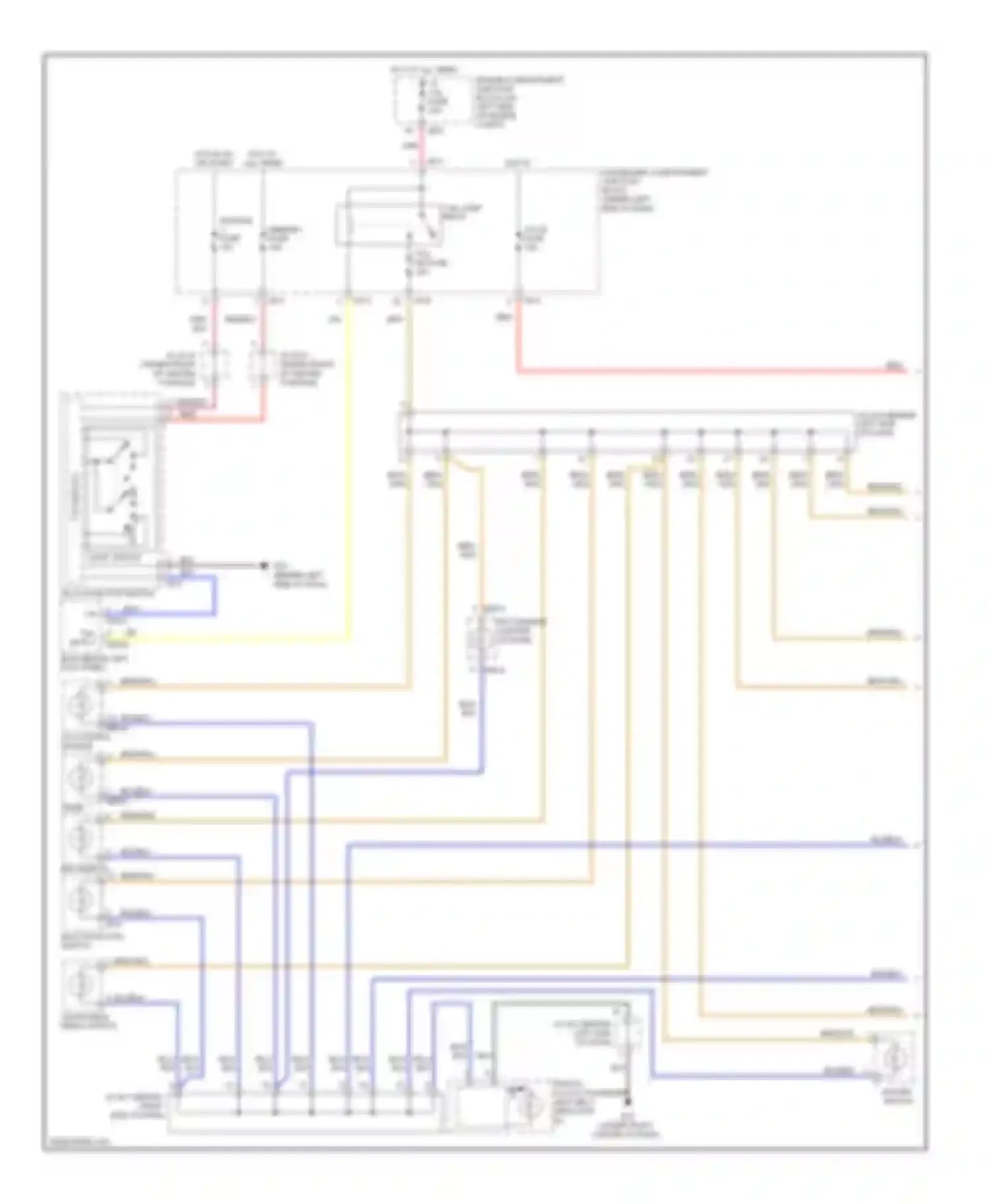 Azera Hyundai I (2005-2011): Instrument illumination circuit (1 of 2)