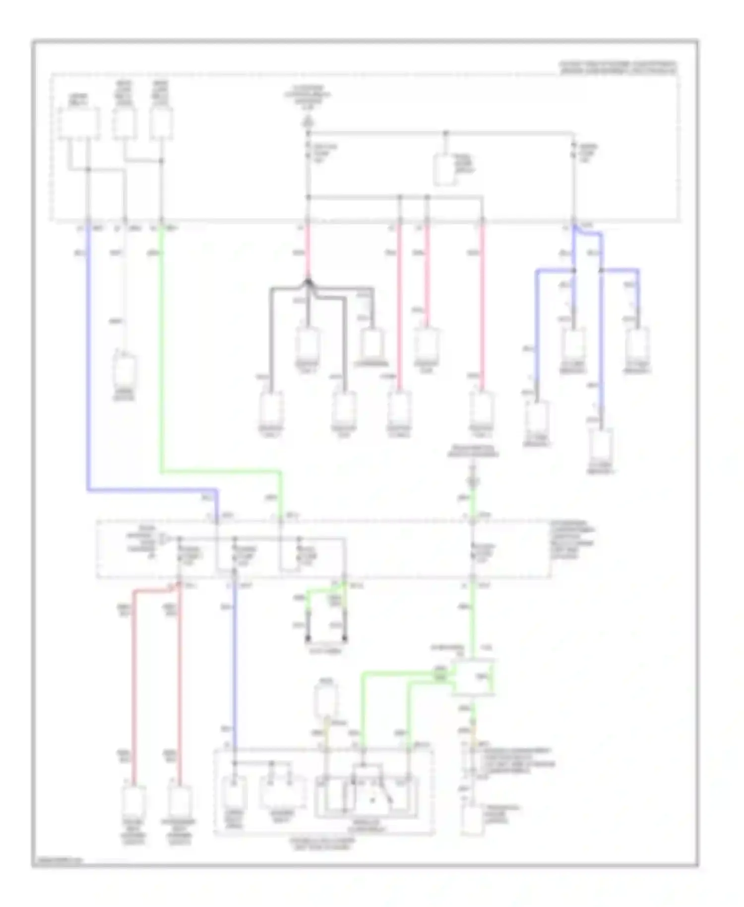 Azera Hyundai I (2005-2011): Power distribution circuit (4 of 8)