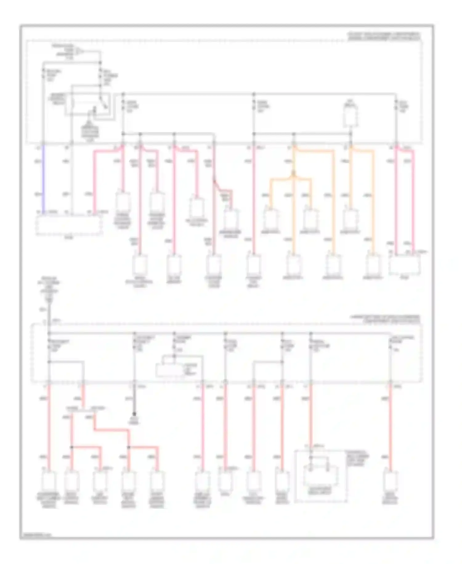 Azera Hyundai I (2005-2011): Power distribution circuit (6 of 8)
