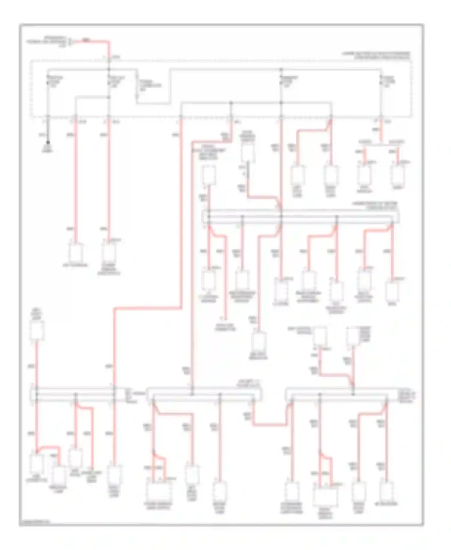 Azera Hyundai I (2005-2011): Power distribution circuit (7 of 8)