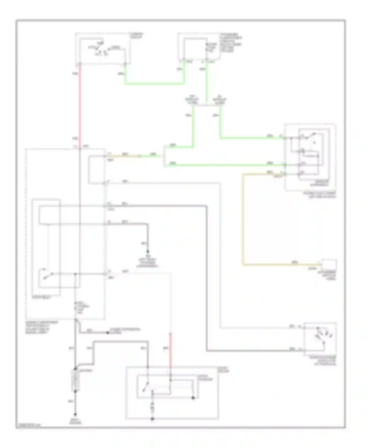 Azera Hyundai I (2005-2011): Starting circuit