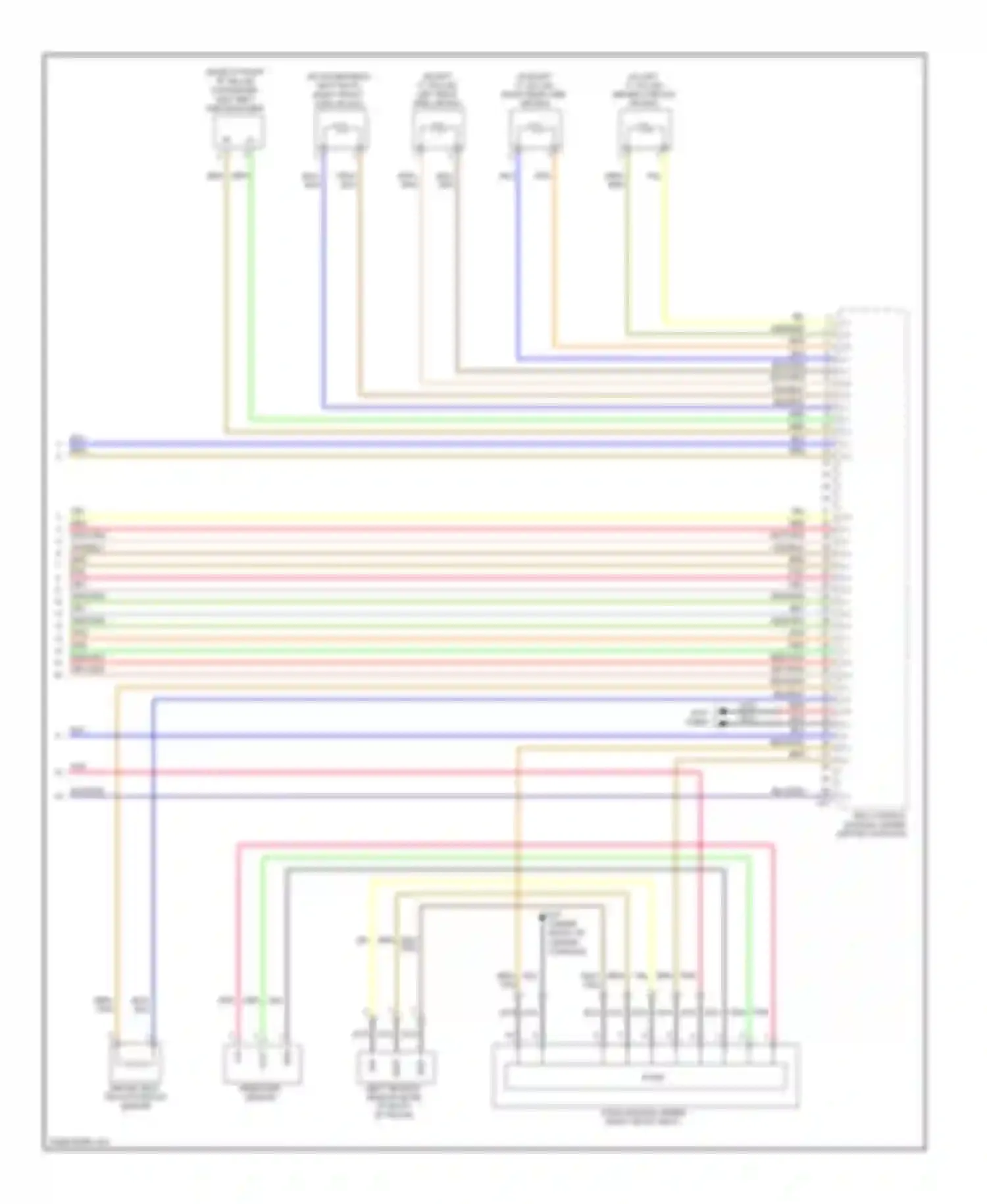 Azera Hyundai I (2005-2011): Supplemental restraints circuit (3 of 3)