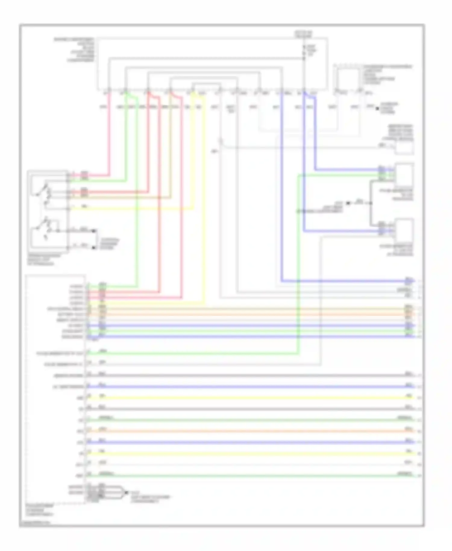 Azera Hyundai I (2005-2011): Transmission circuit (1 of 2)