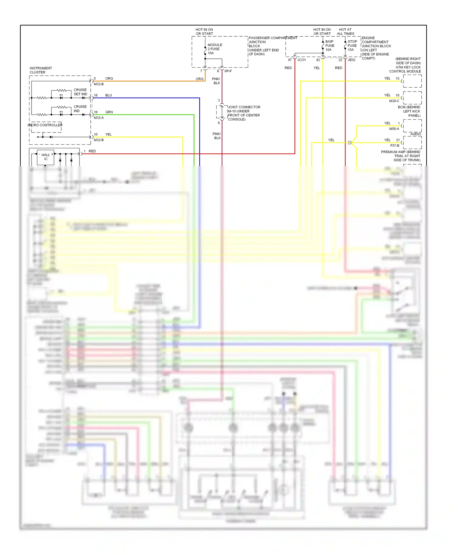 Wiring diagram a/c control module for Hyundai Azera I (2005-2011) (3 of 11)
