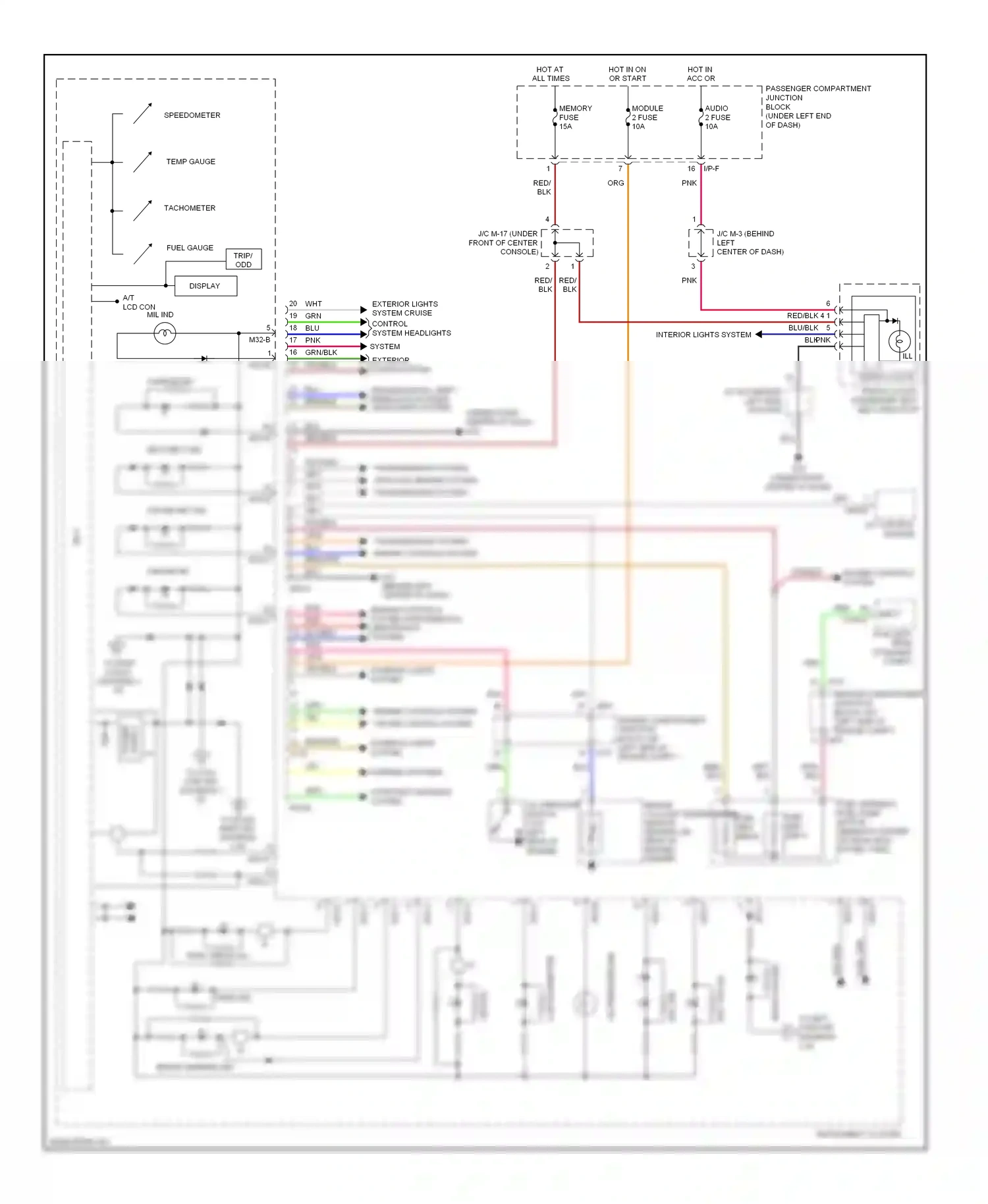 Wiring diagram a/c control module for Hyundai Azera I (2005-2011) (6 of 11)