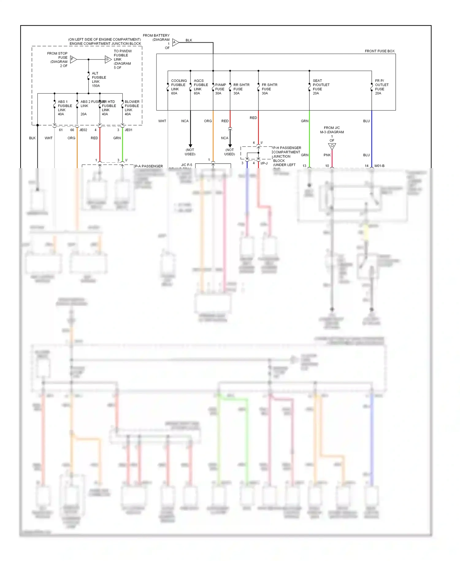 Wiring diagram esc module for Hyundai Azera I (2005-2011) (3 of 3)