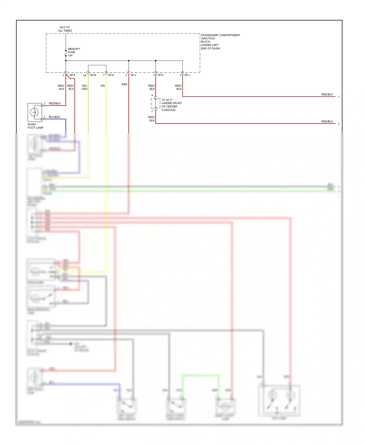 Wiring diagram i/p-e for Hyundai Azera I (2005-2011) (3 of 13)