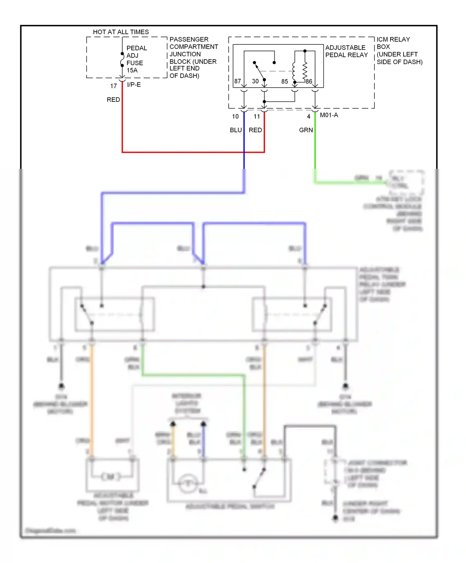 Wiring diagram i/p-e for Hyundai Azera I (2005-2011) (11 of 13)