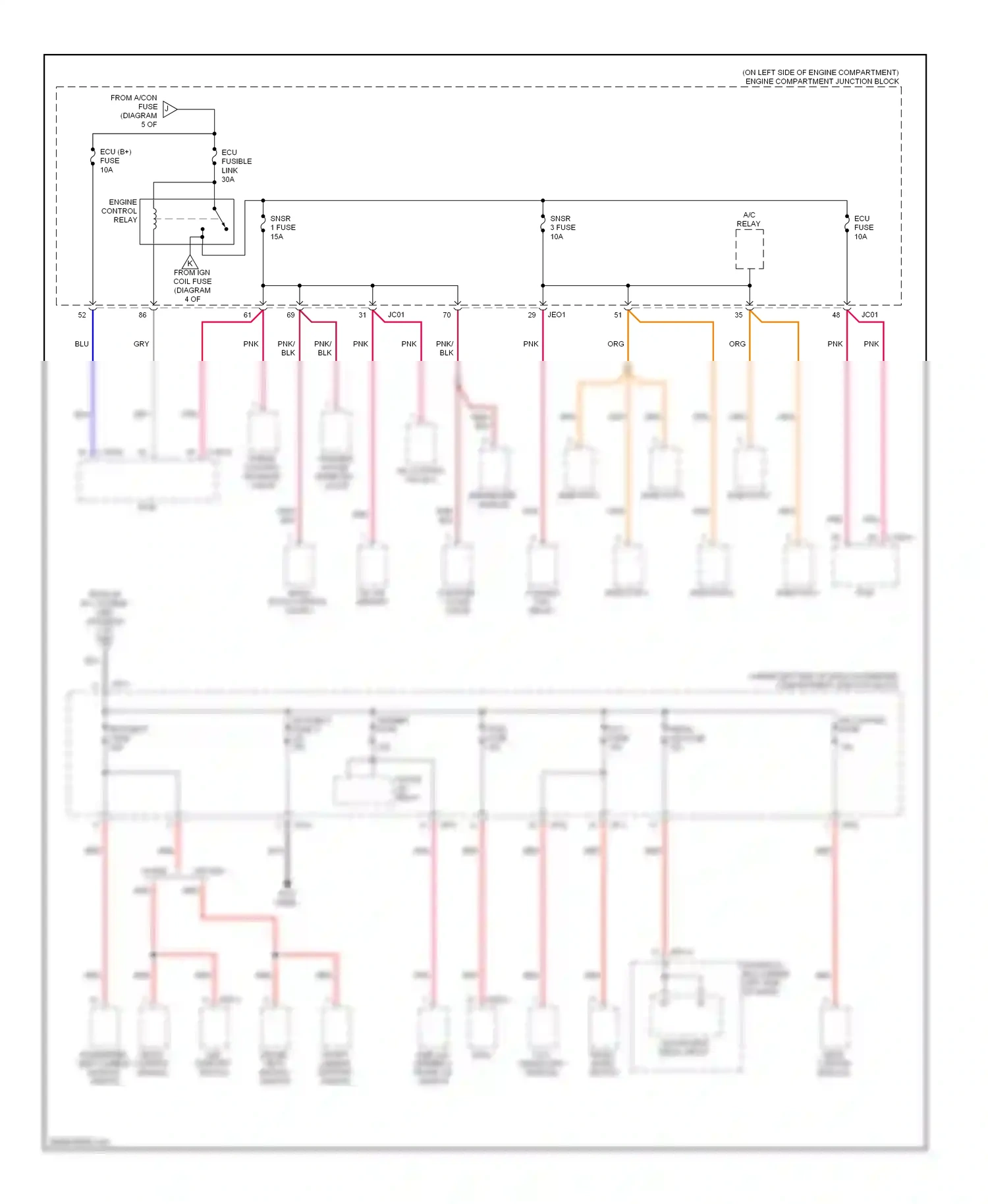 Wiring diagram i/p-e for Hyundai Azera I (2005-2011) (9 of 13)